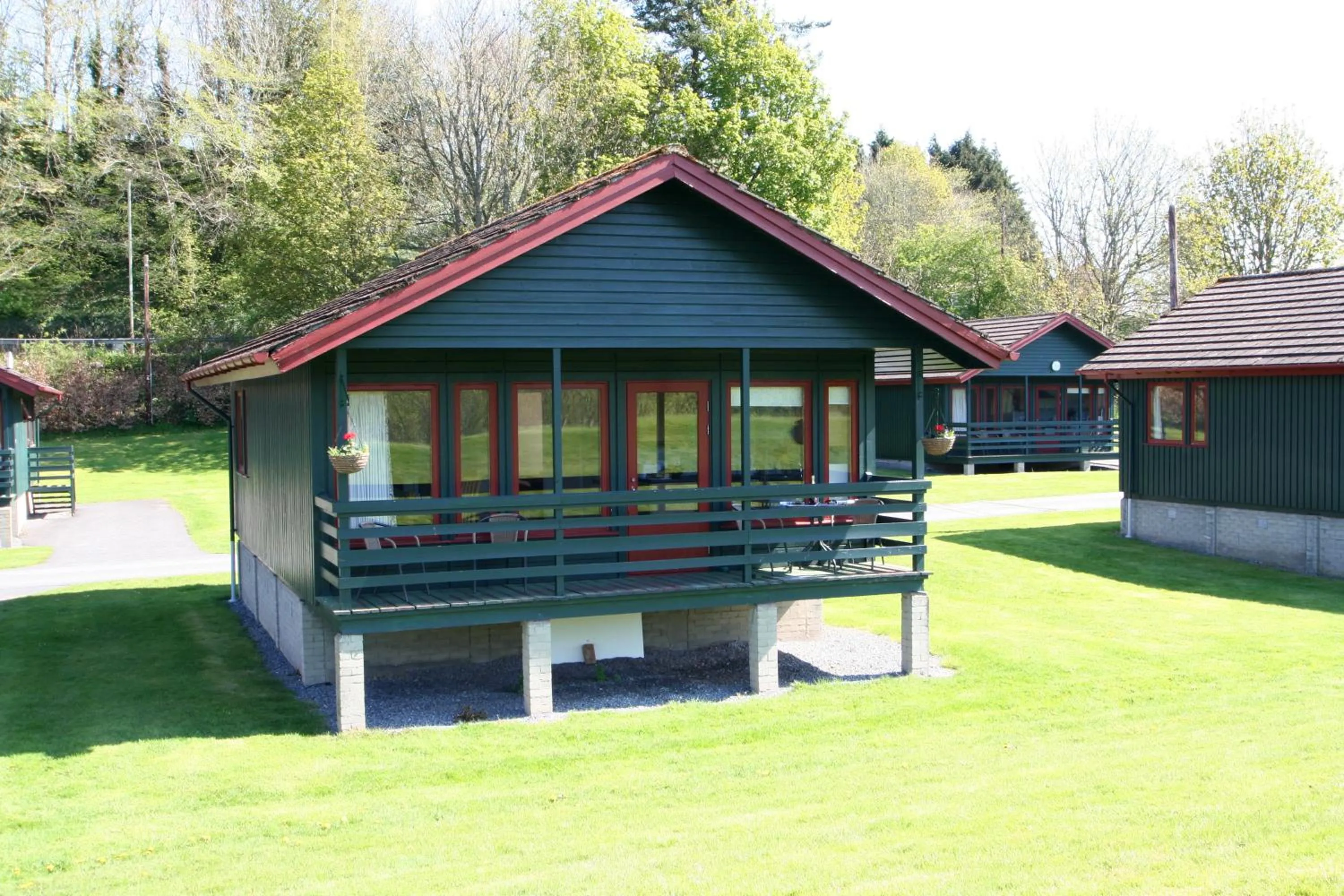 Facade/entrance in Logierait Pine Lodges