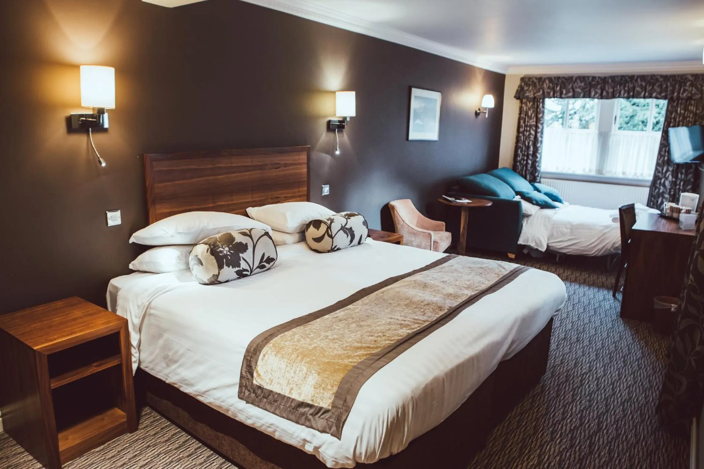 Bed in Royal Oak Hotel