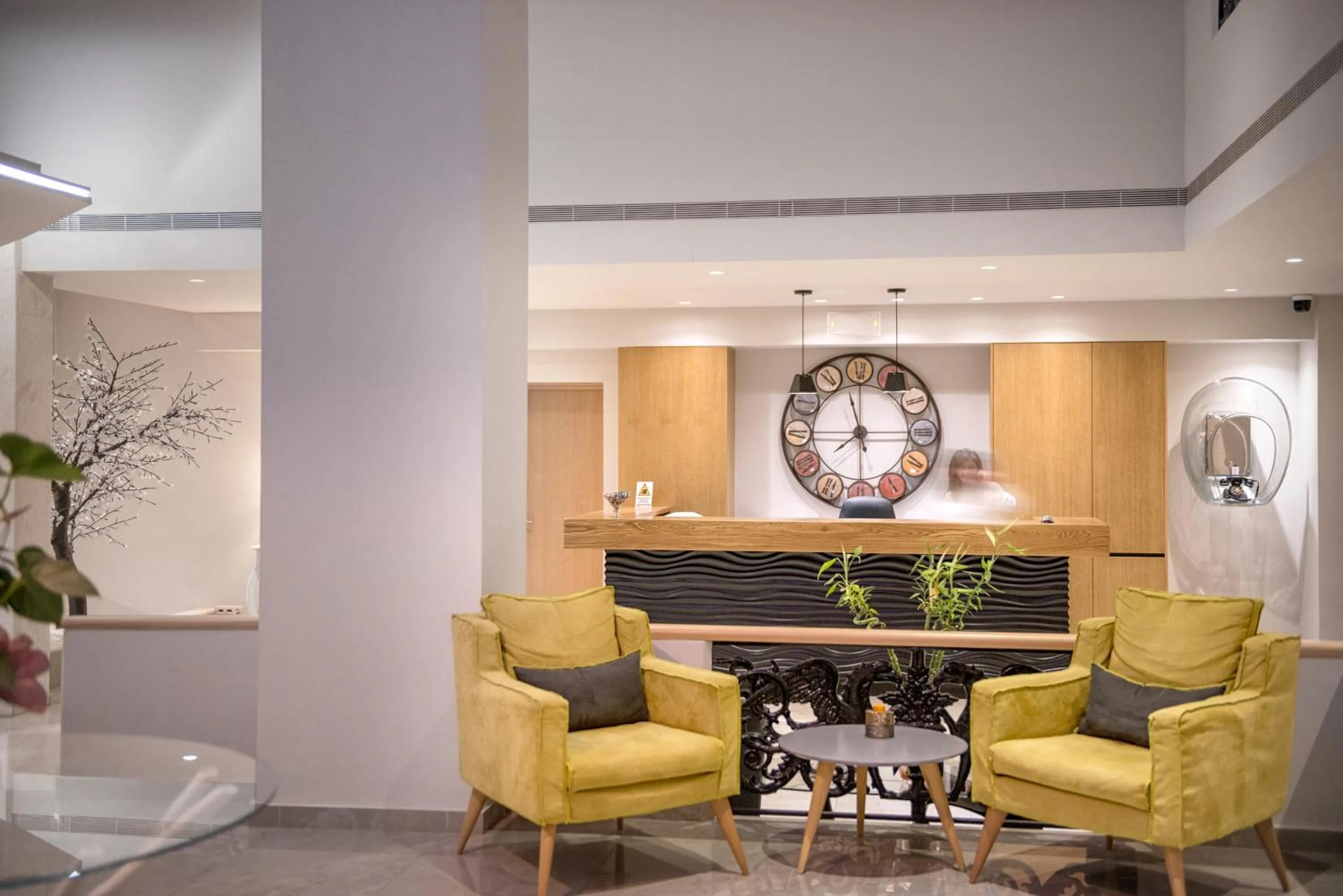 Lobby or reception in Irini Hotel