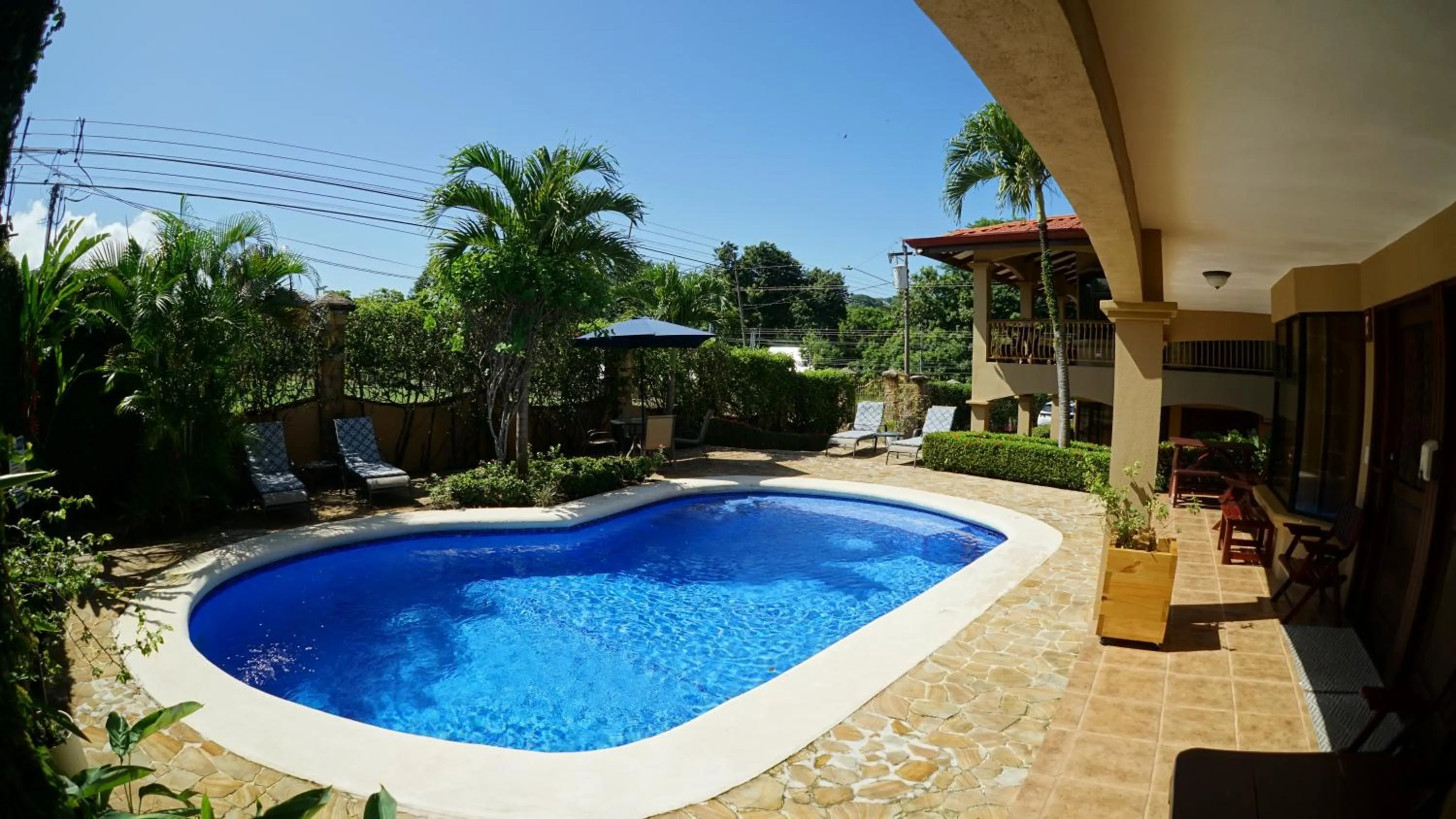Pool view in Villas Welcome to Heaven
