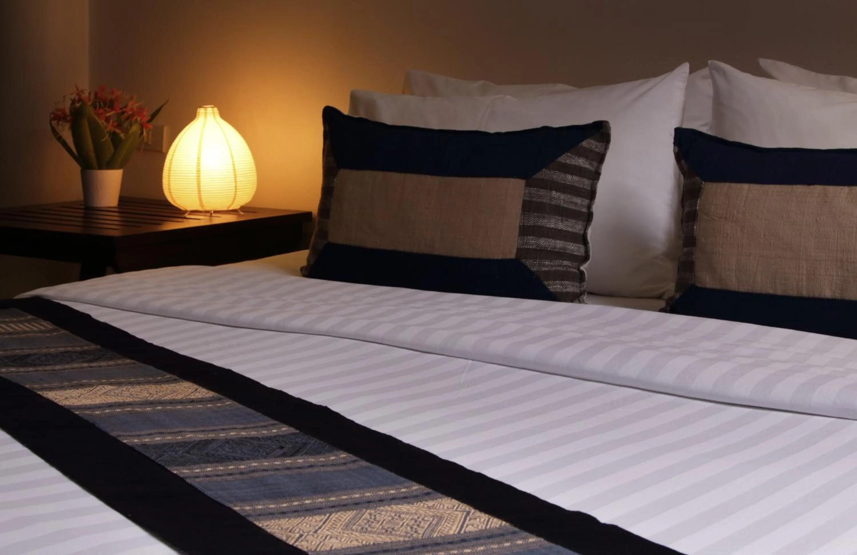 Bed in Indigo House Hotel