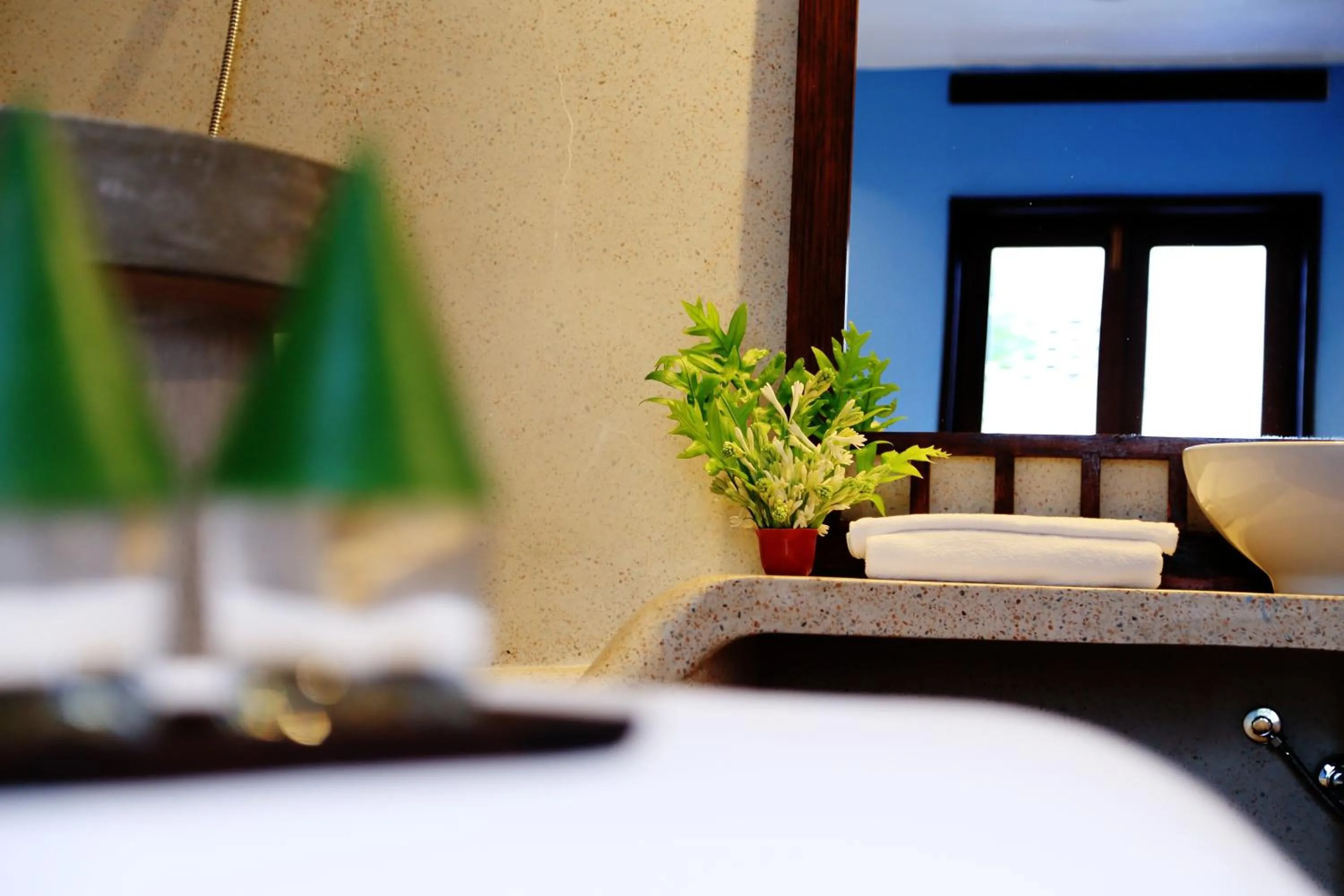 Bathroom, Bed in Indigo House Hotel