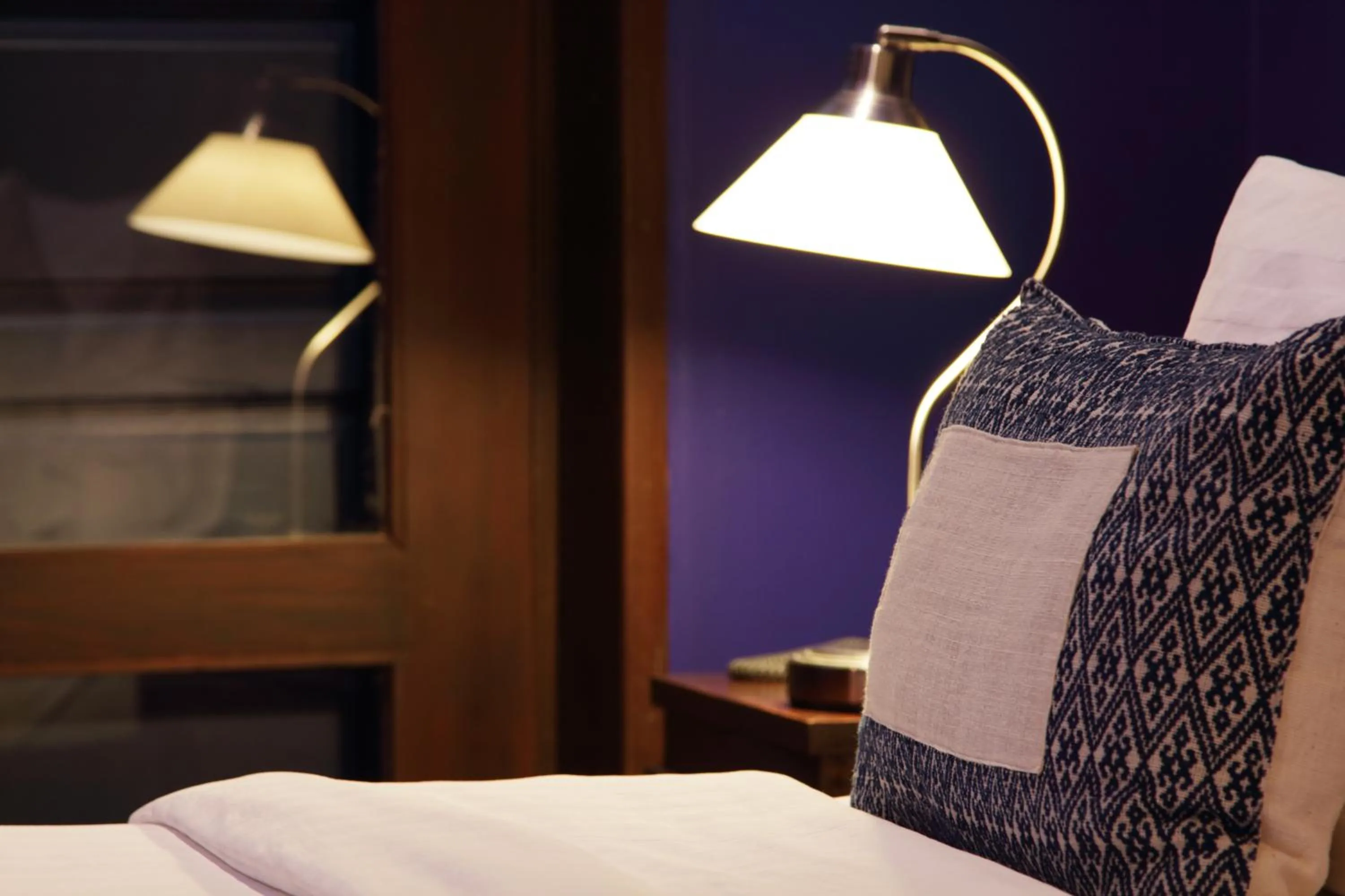 Bed in Indigo House Hotel