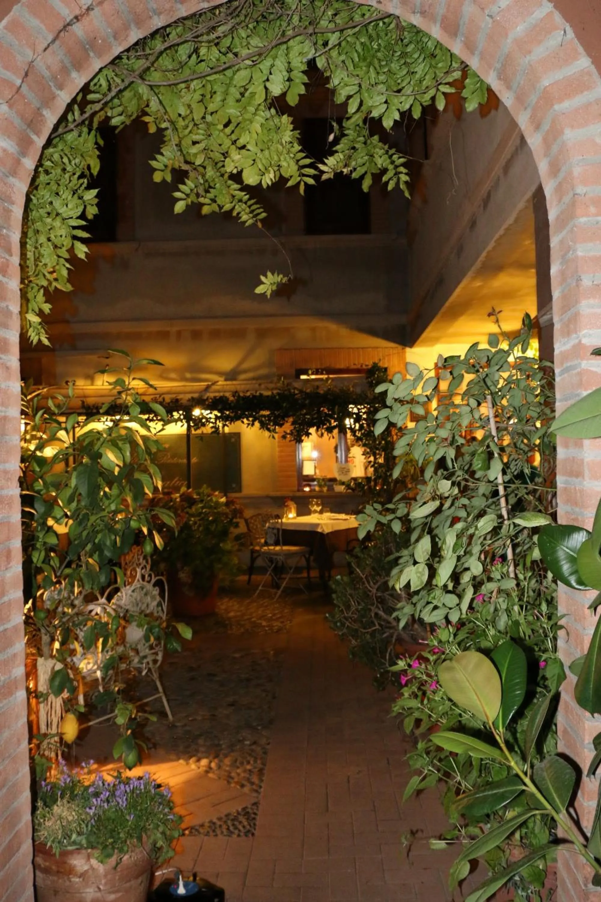 Patio in Albergo & Ristorante Selvatico