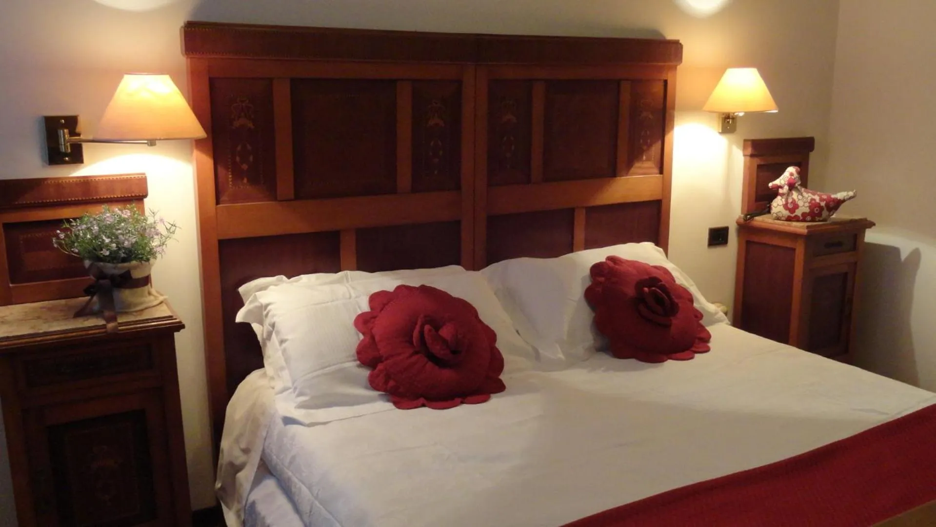 Bed in Albergo & Ristorante Selvatico