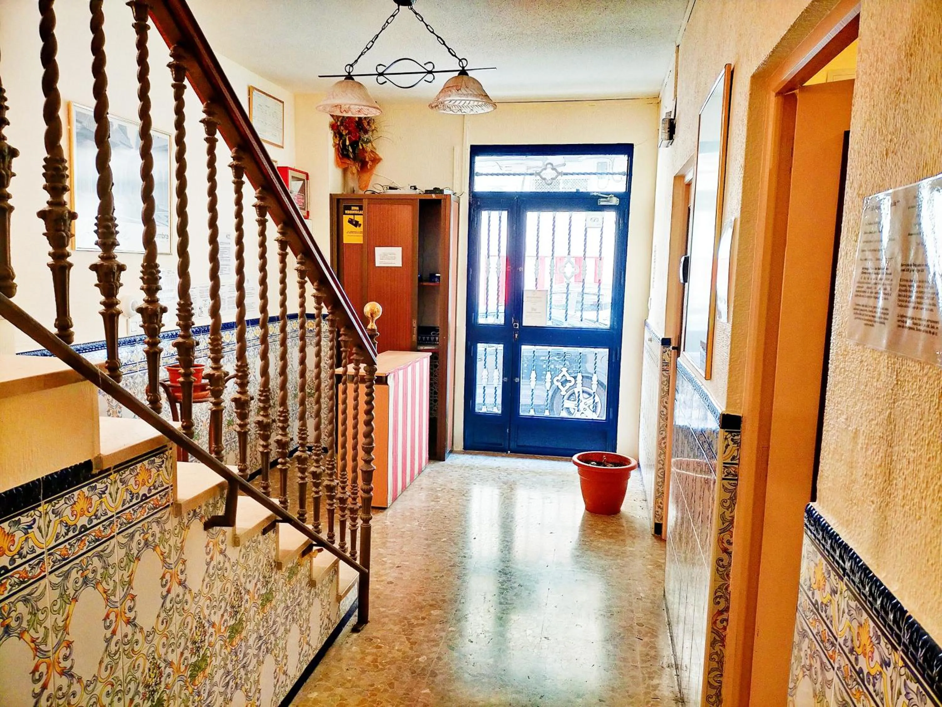 Lobby or reception in AB Pension Granada