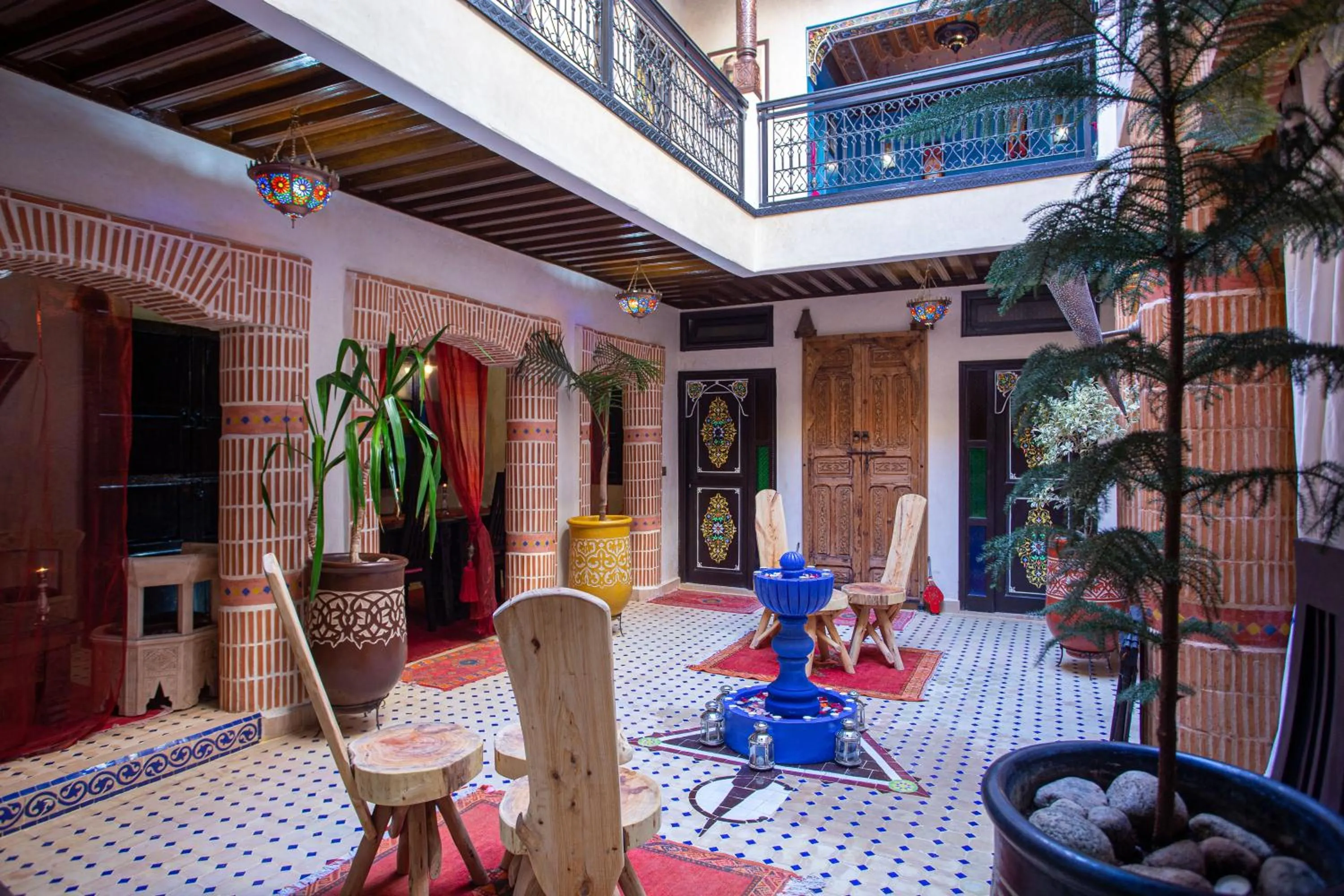 Lobby or reception in Riad Christina