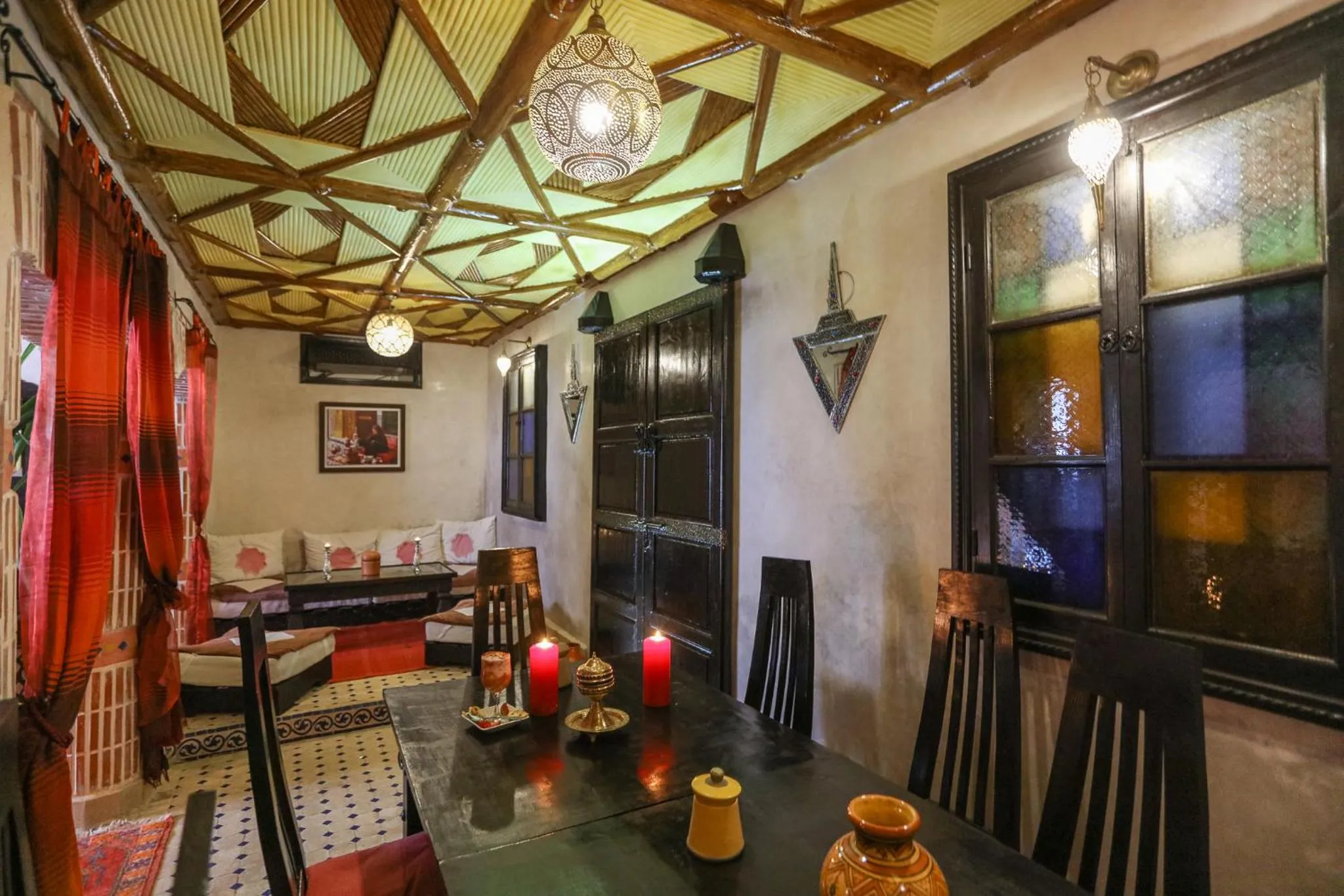 Dining area in Riad Christina