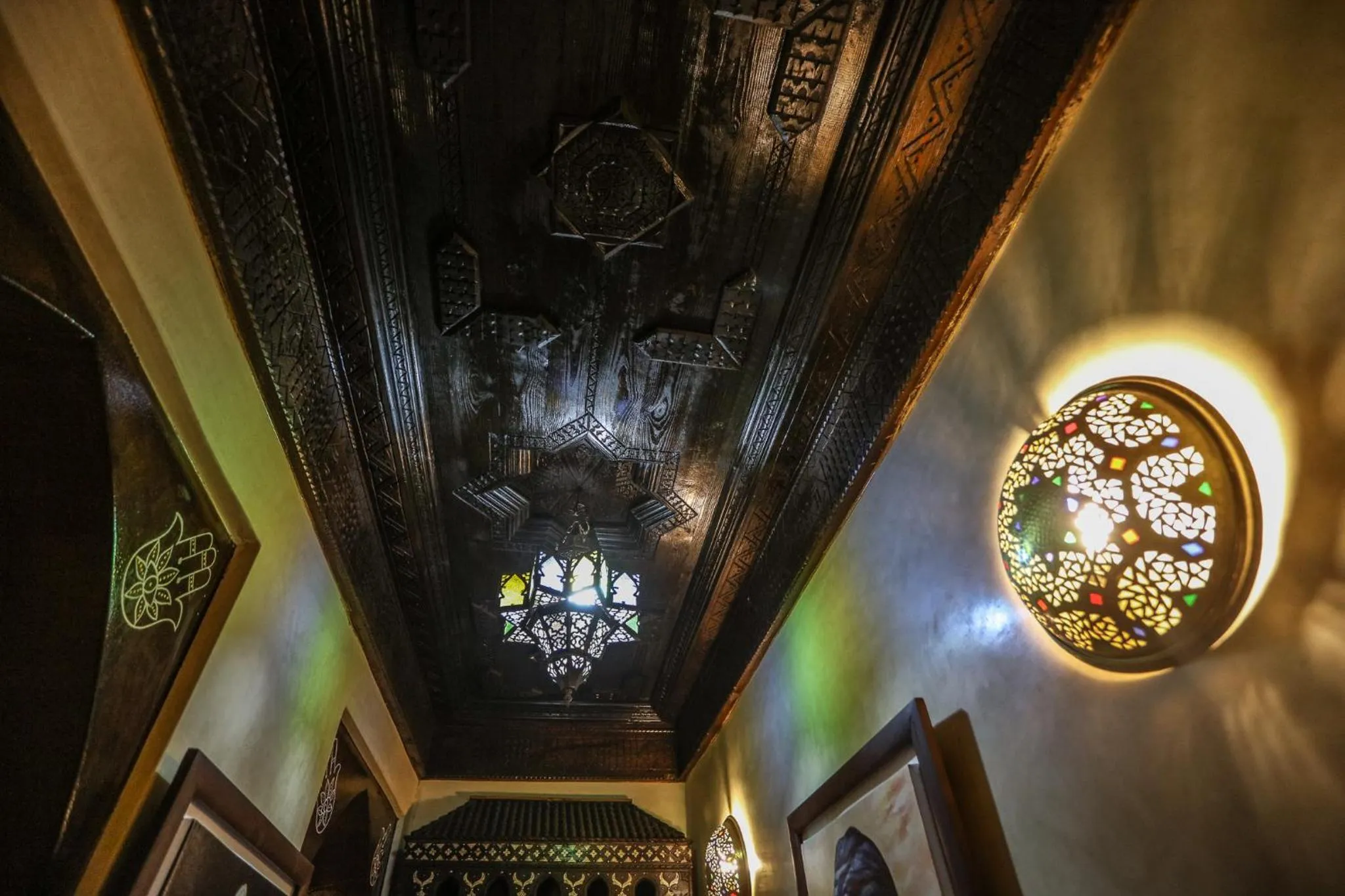 Lobby or reception in Riad Christina