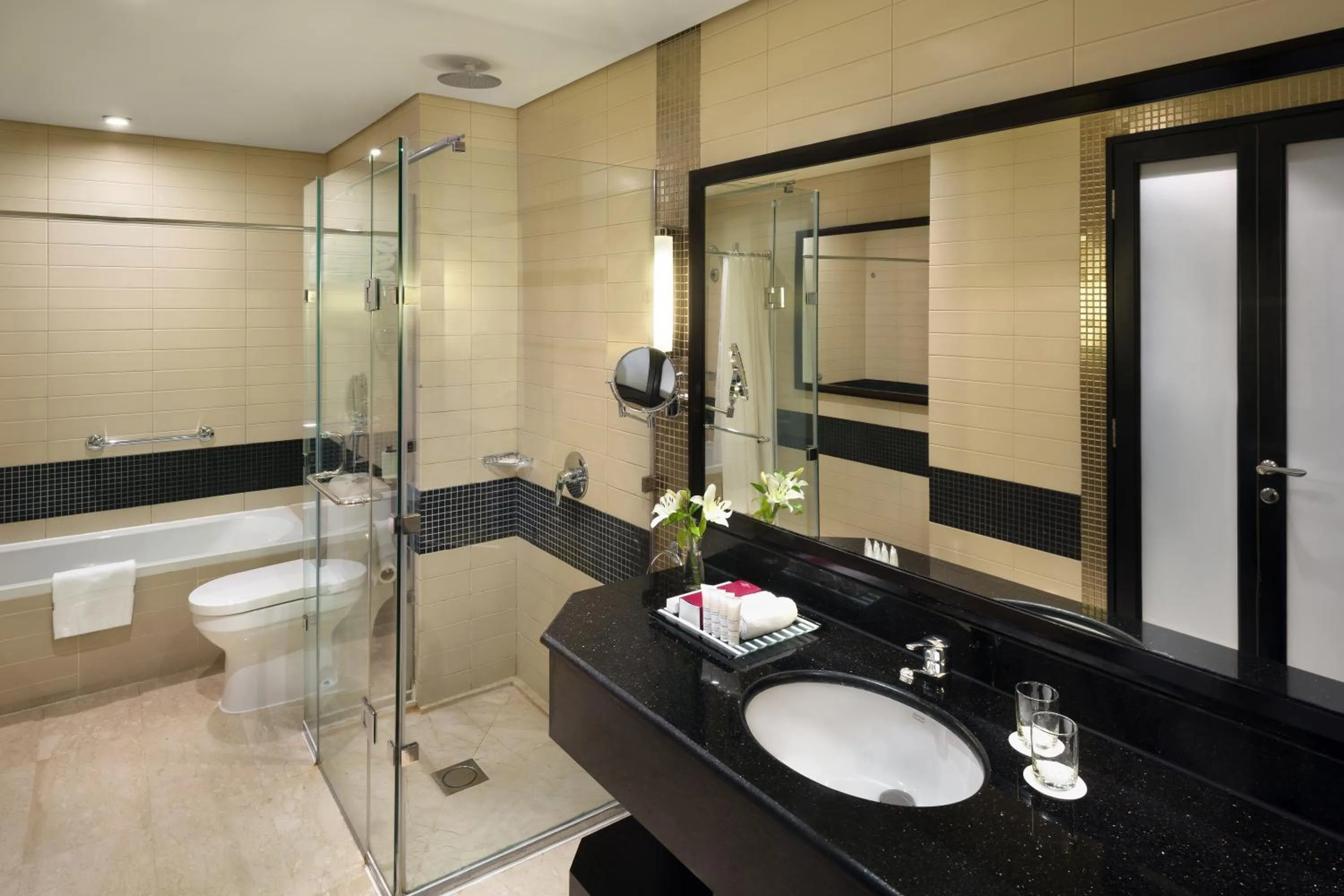 Bathroom in Crowne Plaza Al Khobar by IHG