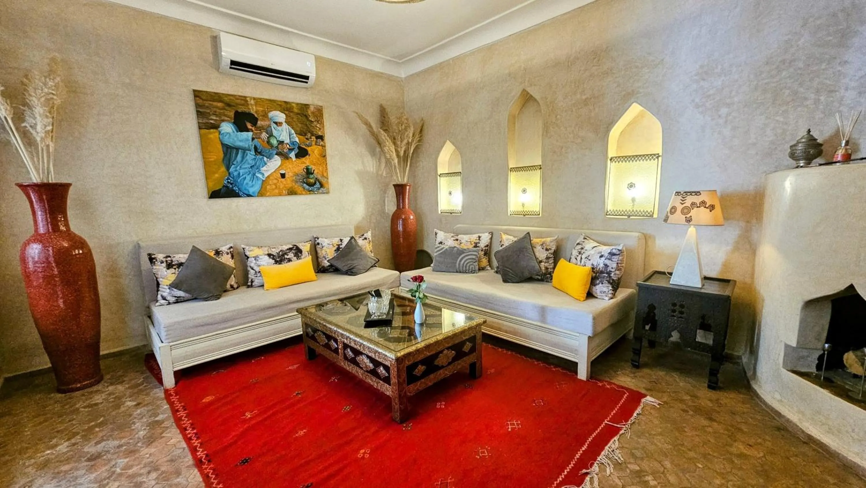 Living room in Riad Alboraq
