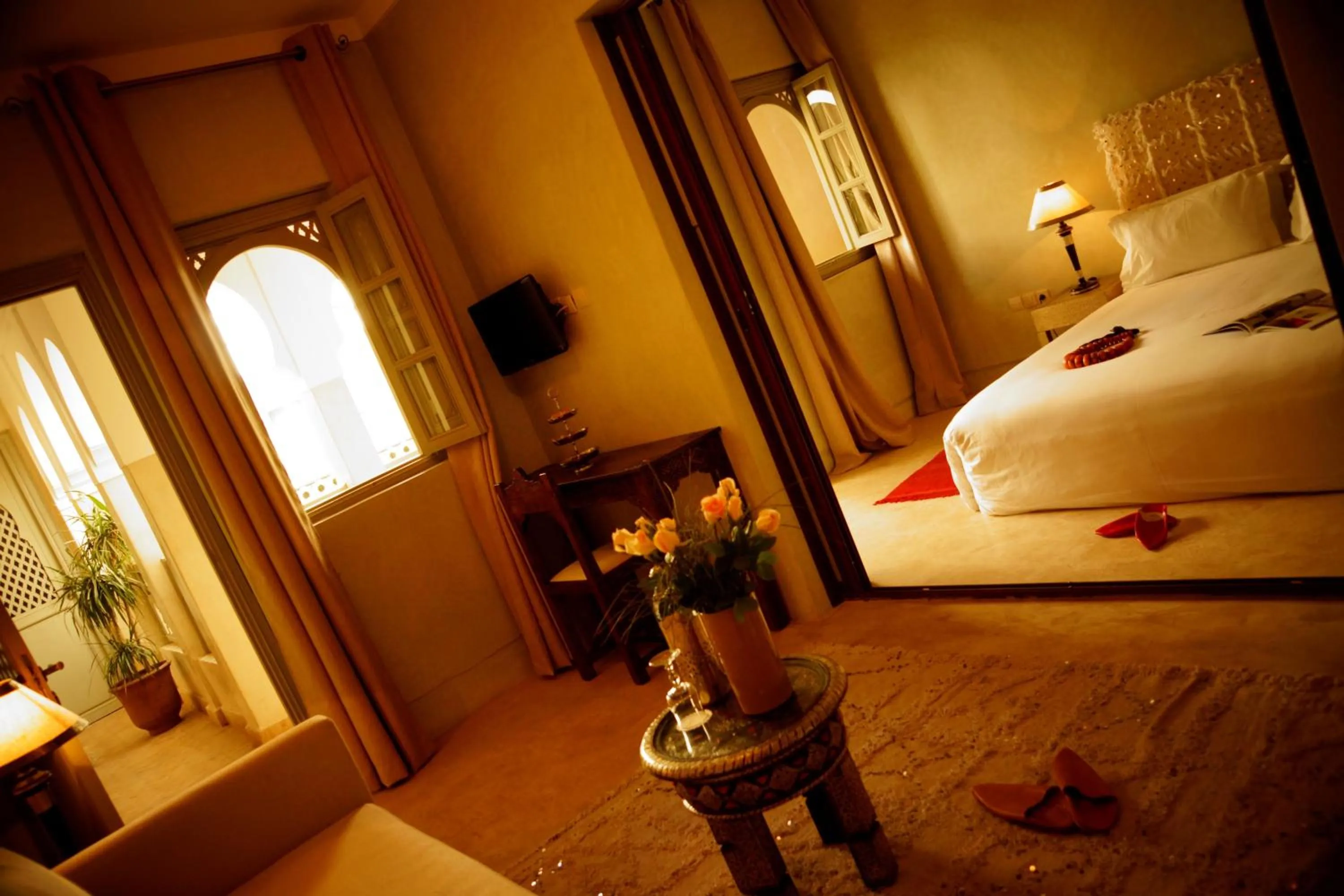 Photo of the whole room, Bed in Riad Shama Suites & Spa