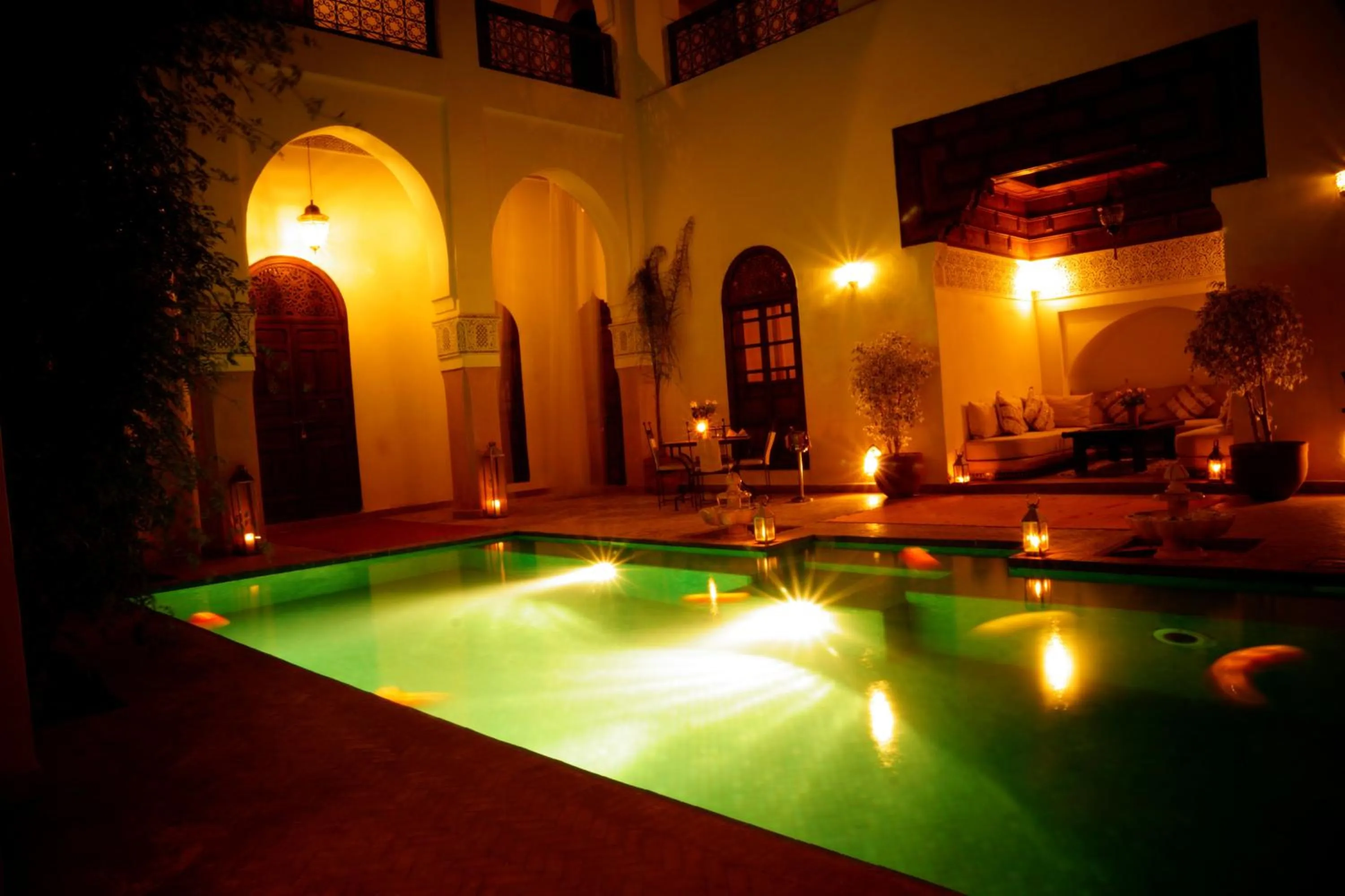Swimming pool in Riad Shama Suites & Spa
