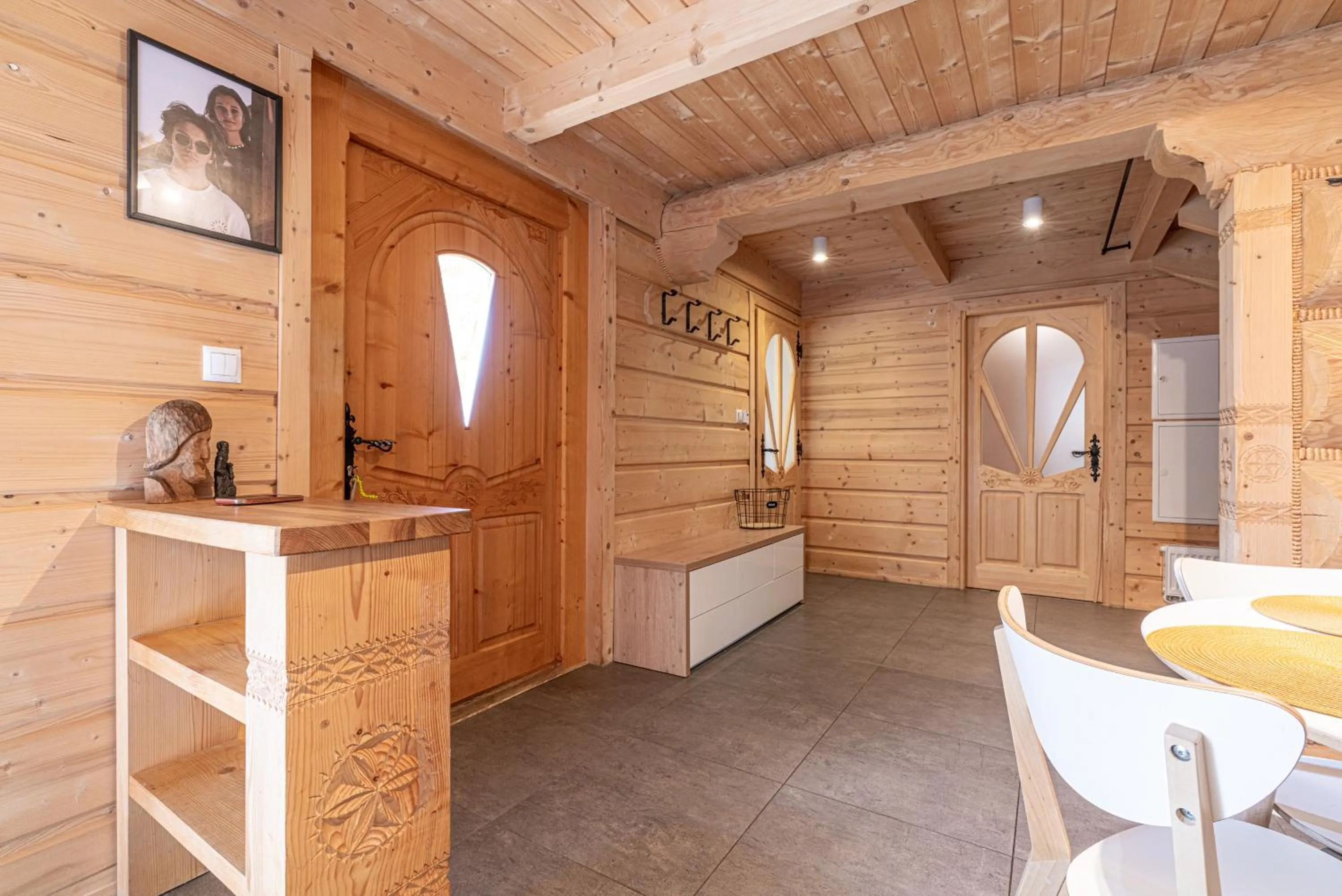 Kitchen or kitchenette in Willa Baciarka-basen, sauny i jacuzzi