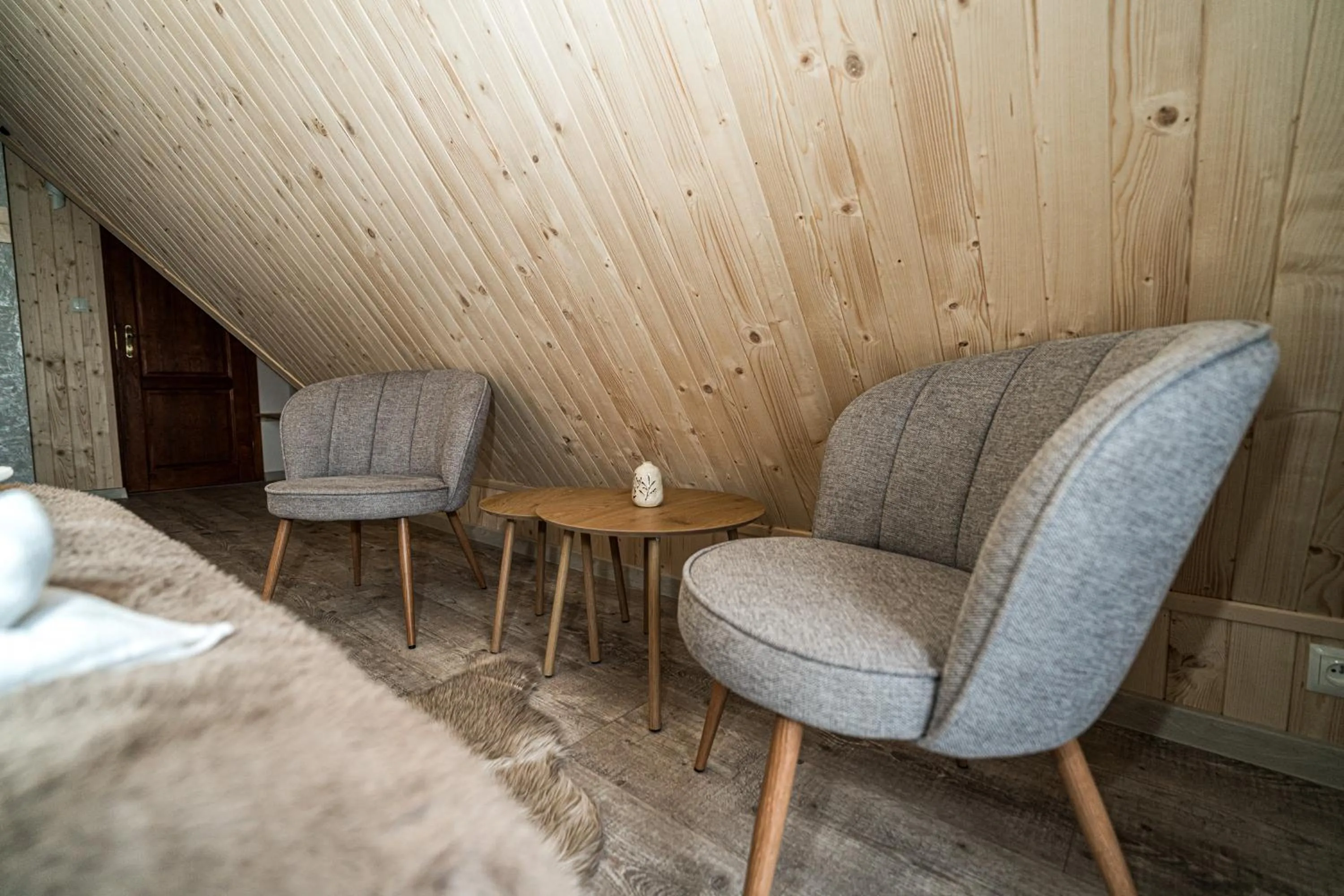 Living room in Willa Baciarka-basen, sauny i jacuzzi