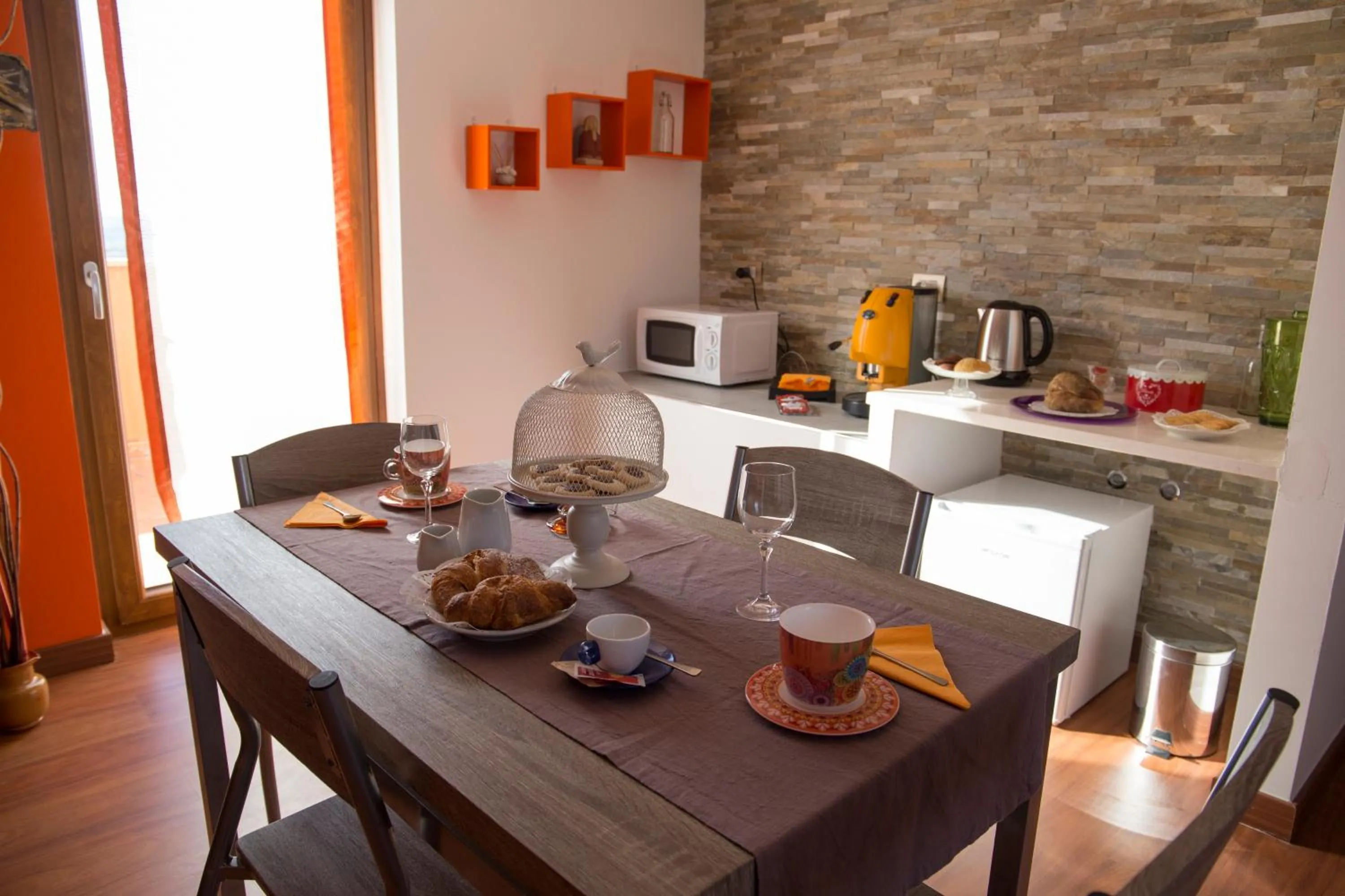 Italian breakfast in Il Crusco