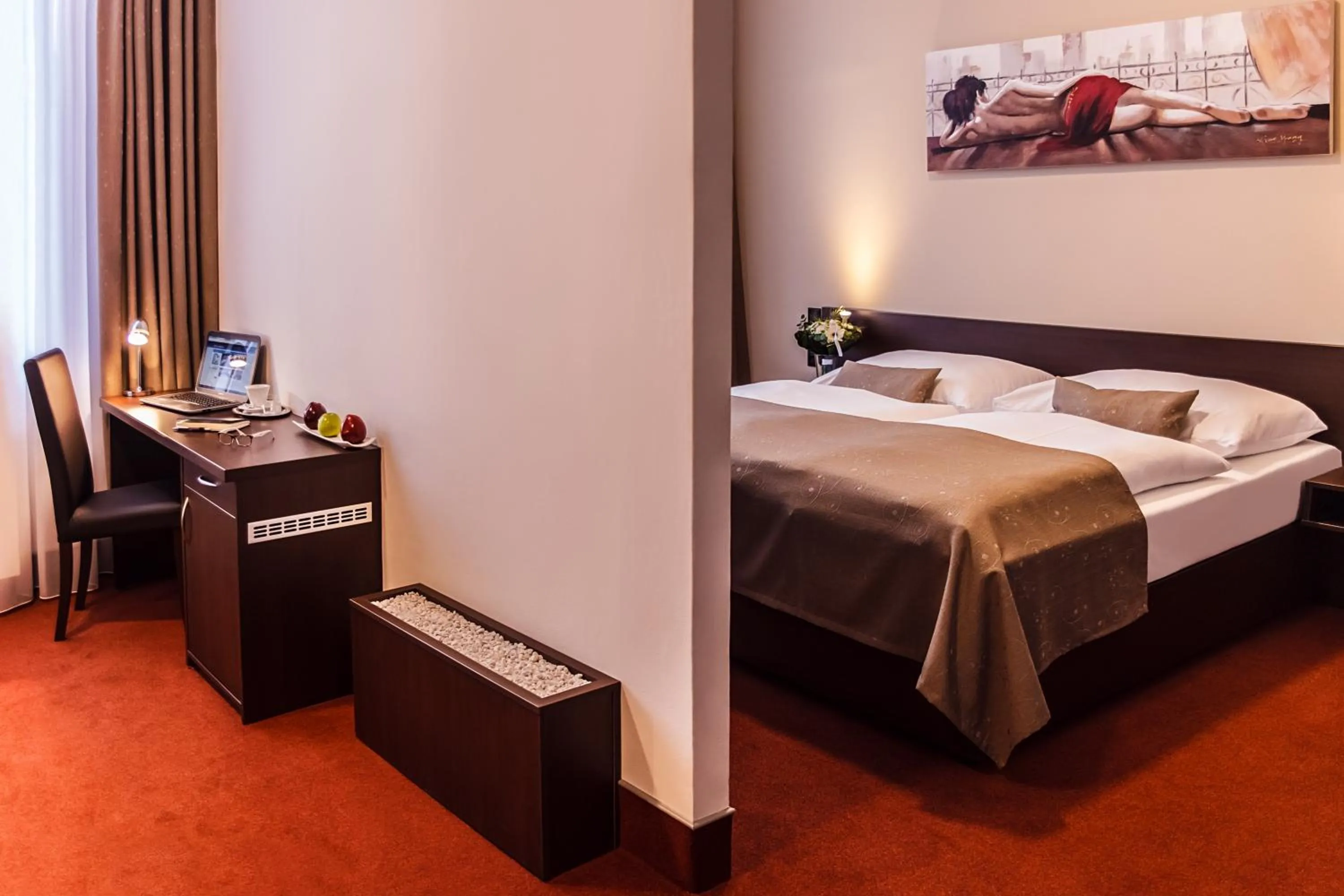 Bed in Interhotel Zlín