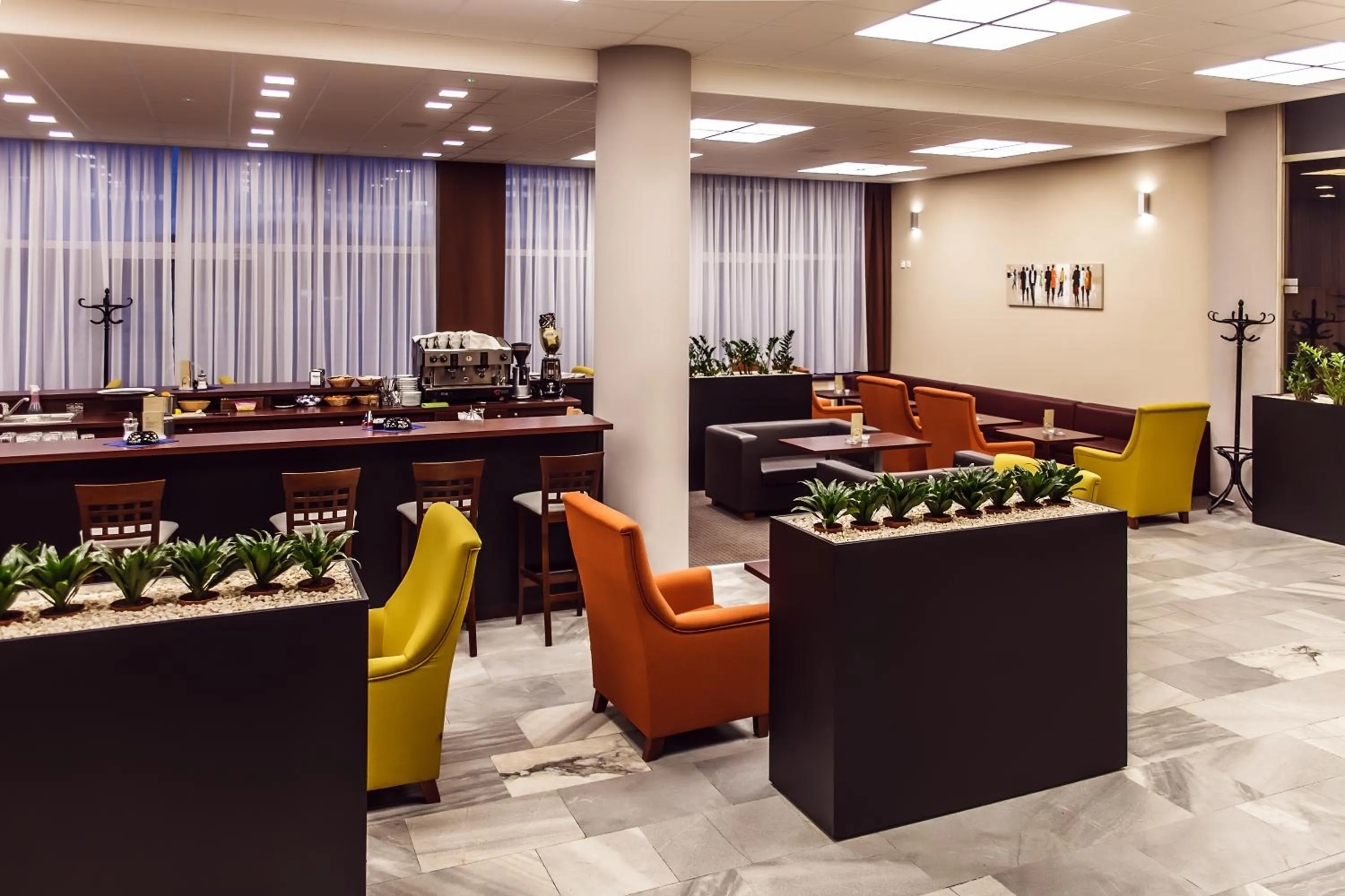 Lounge or bar in Interhotel Zlín
