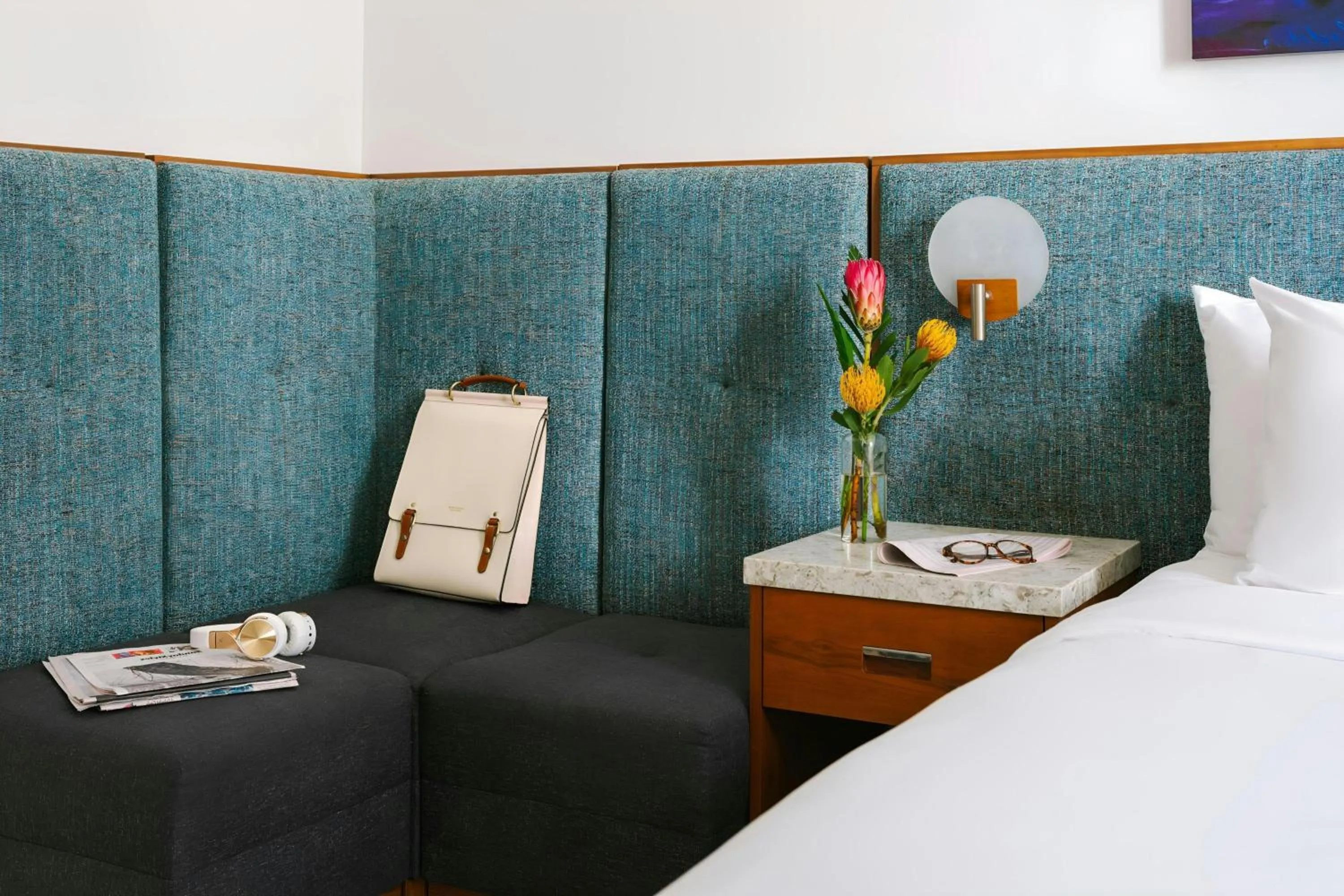 Bedroom, Bed in The Circ Hotel Hollywood, Sonder by Marriott Bonvoy