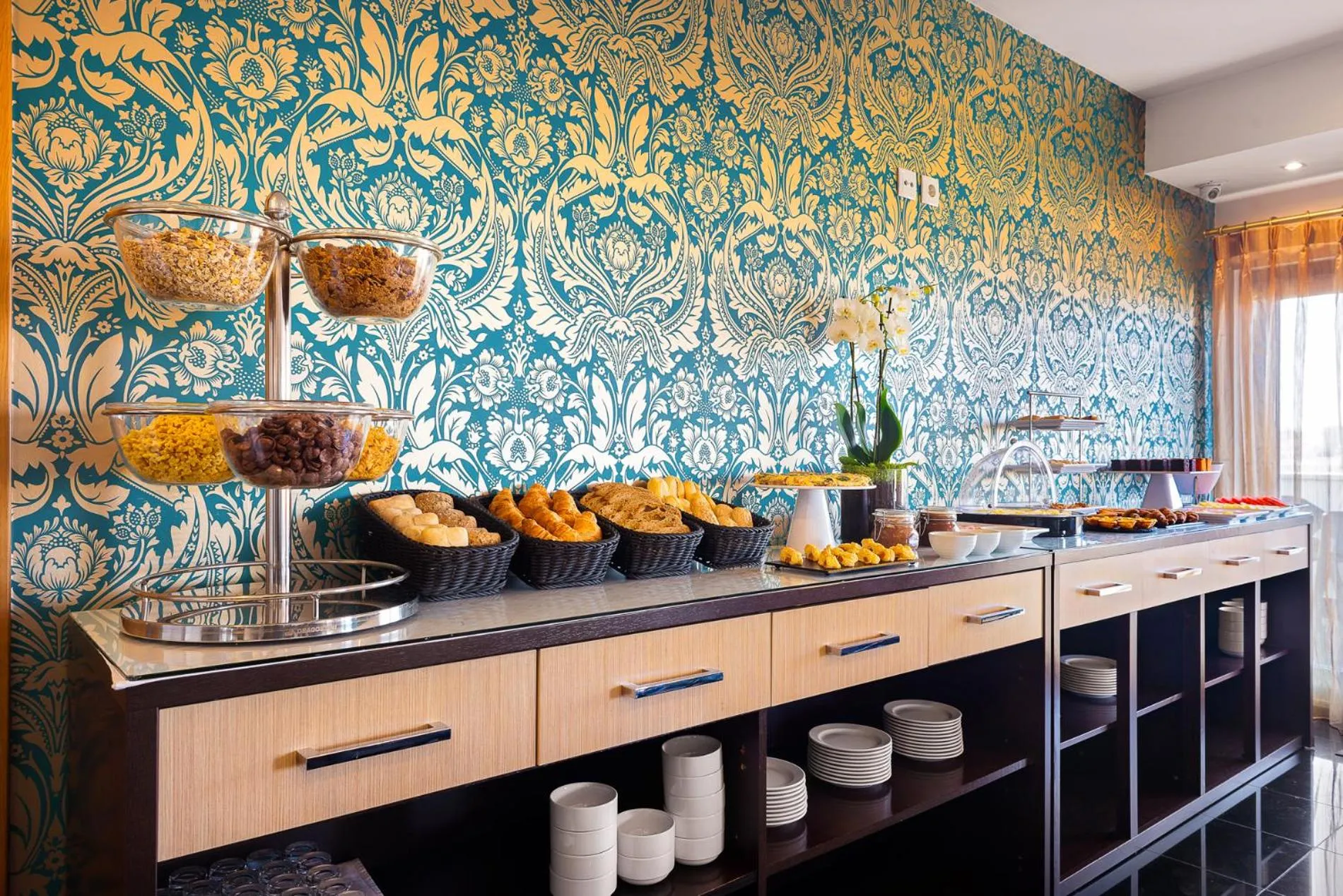 Buffet breakfast in Hotel DAH - Dom Afonso Henriques