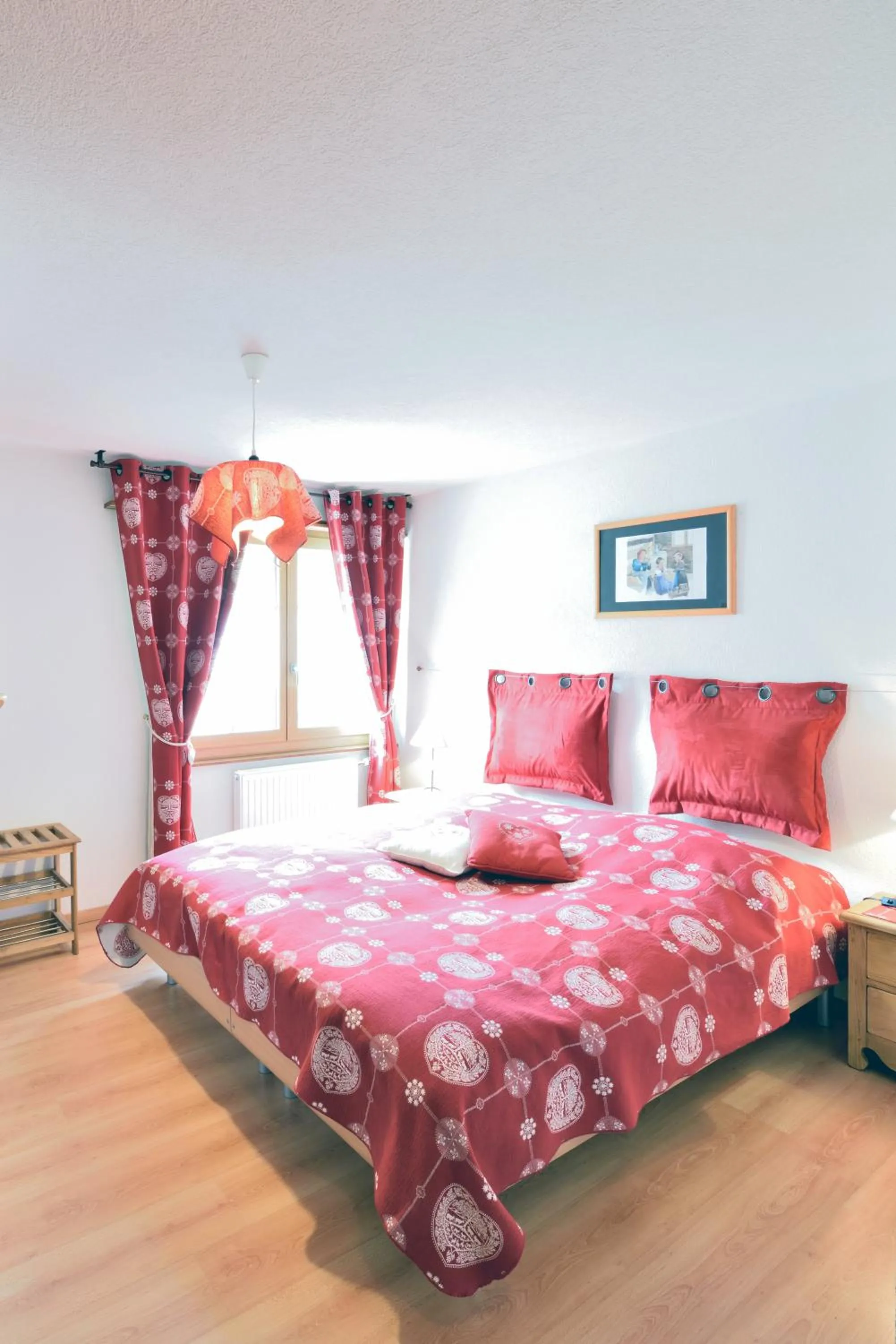 Bedroom, Bed in Hotel Les Mélèzes