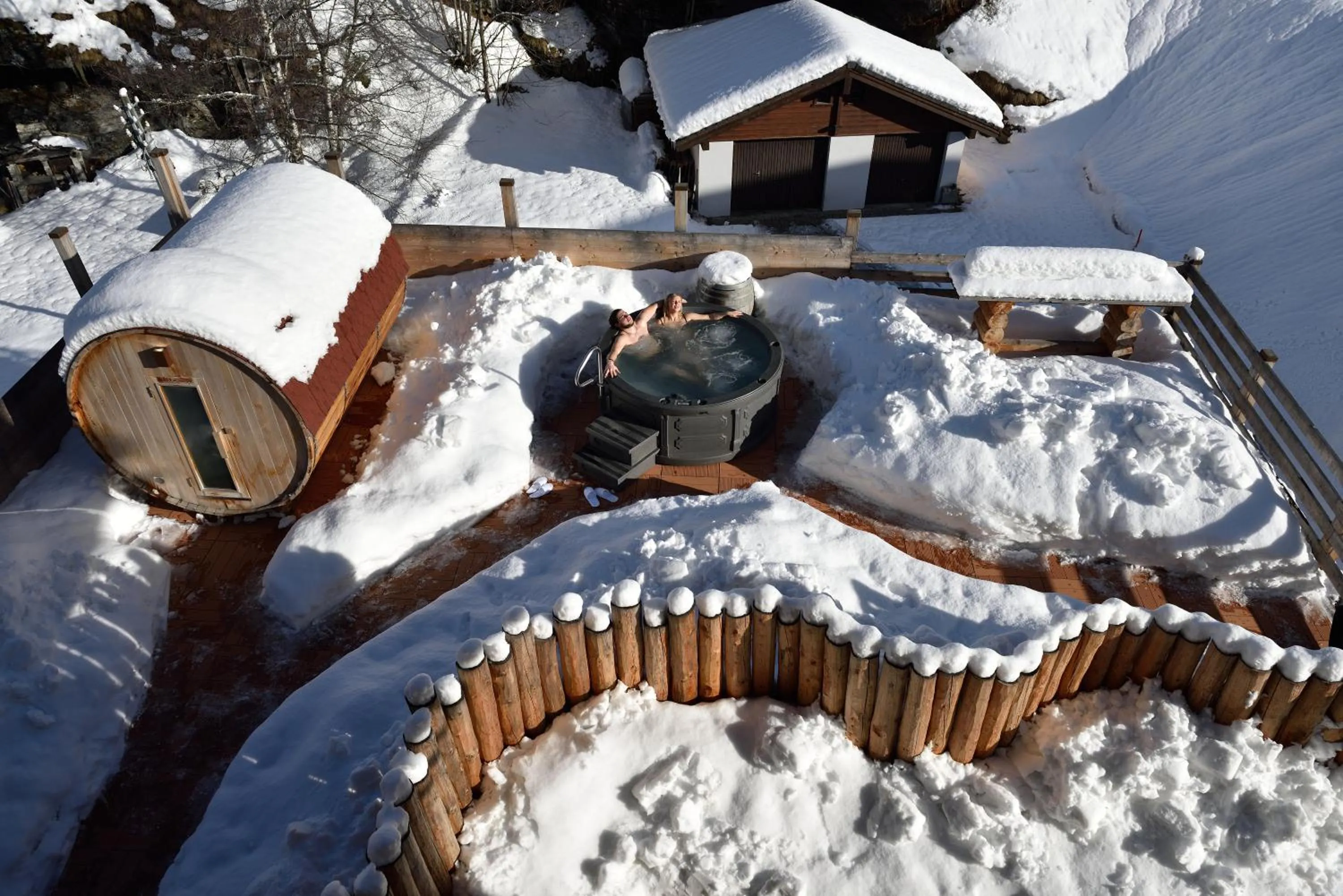 Spa and wellness centre/facilities in Hotel Les Mélèzes