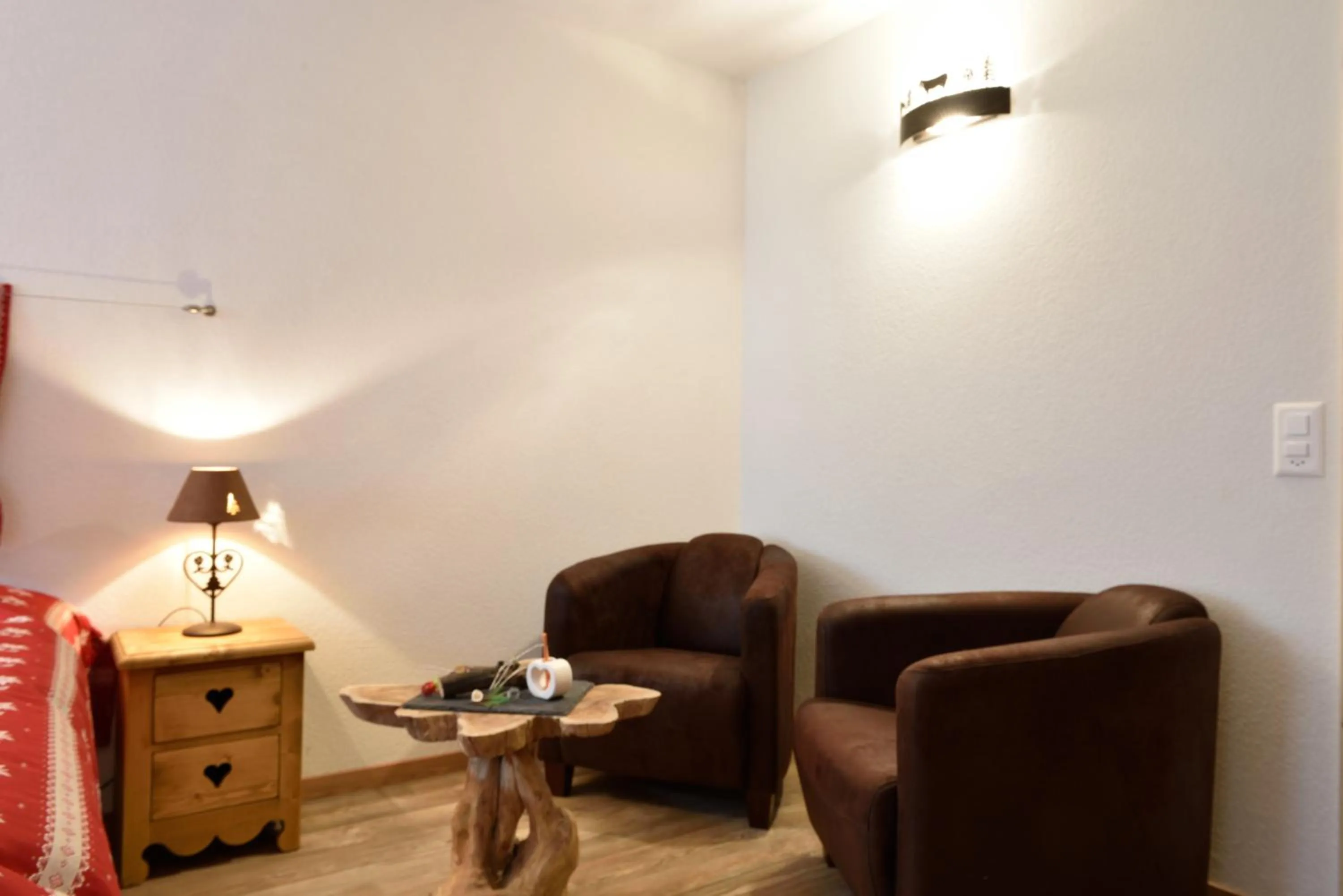 Living room in Hotel Les Mélèzes