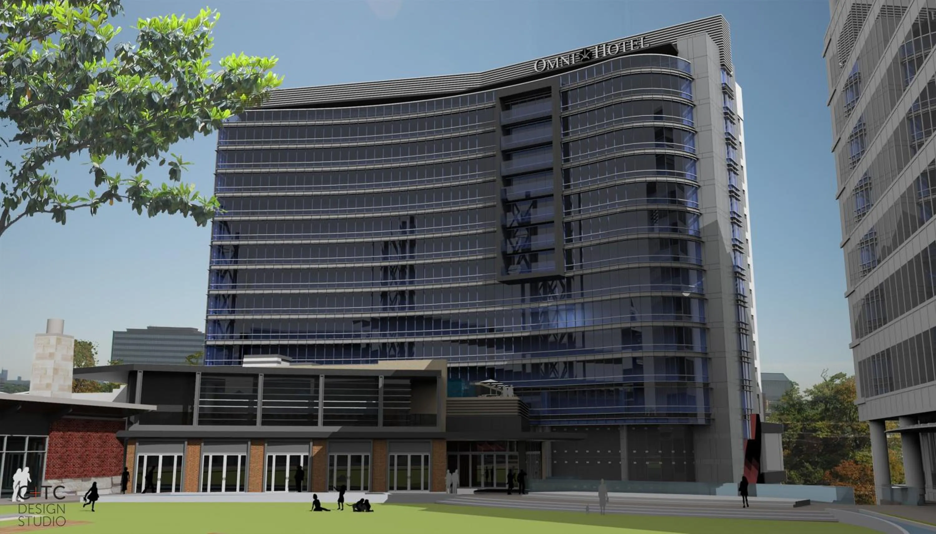 Property building in Omni Hotel at the Battery Atlanta