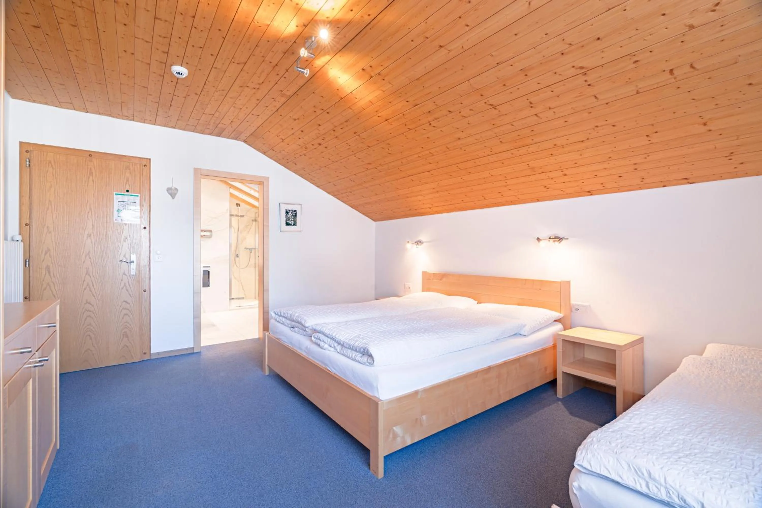 Bed in Hotel Parnass