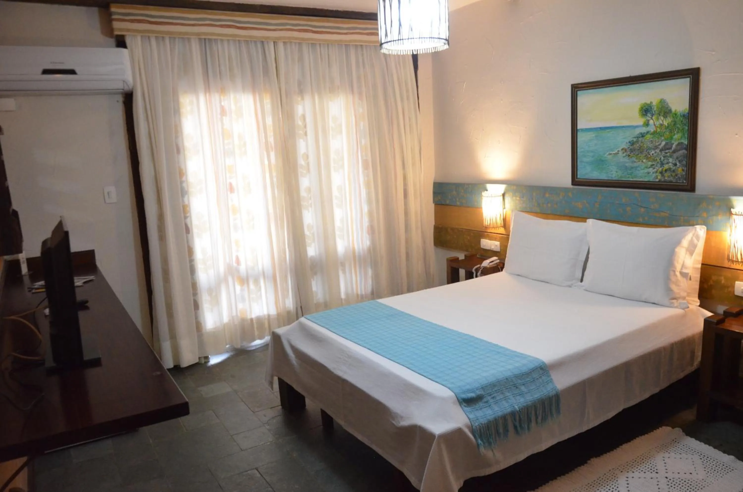 Bedroom, Bed in Ilha Deck Hotel