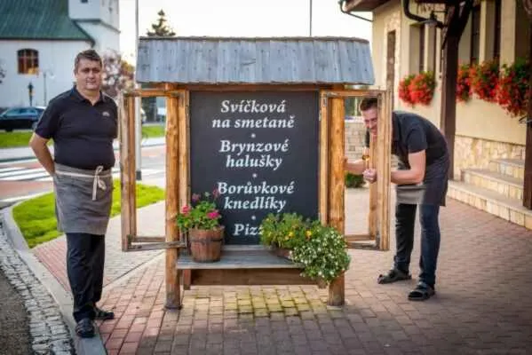 Property logo or sign in Penzion a restaurace Staré Časy