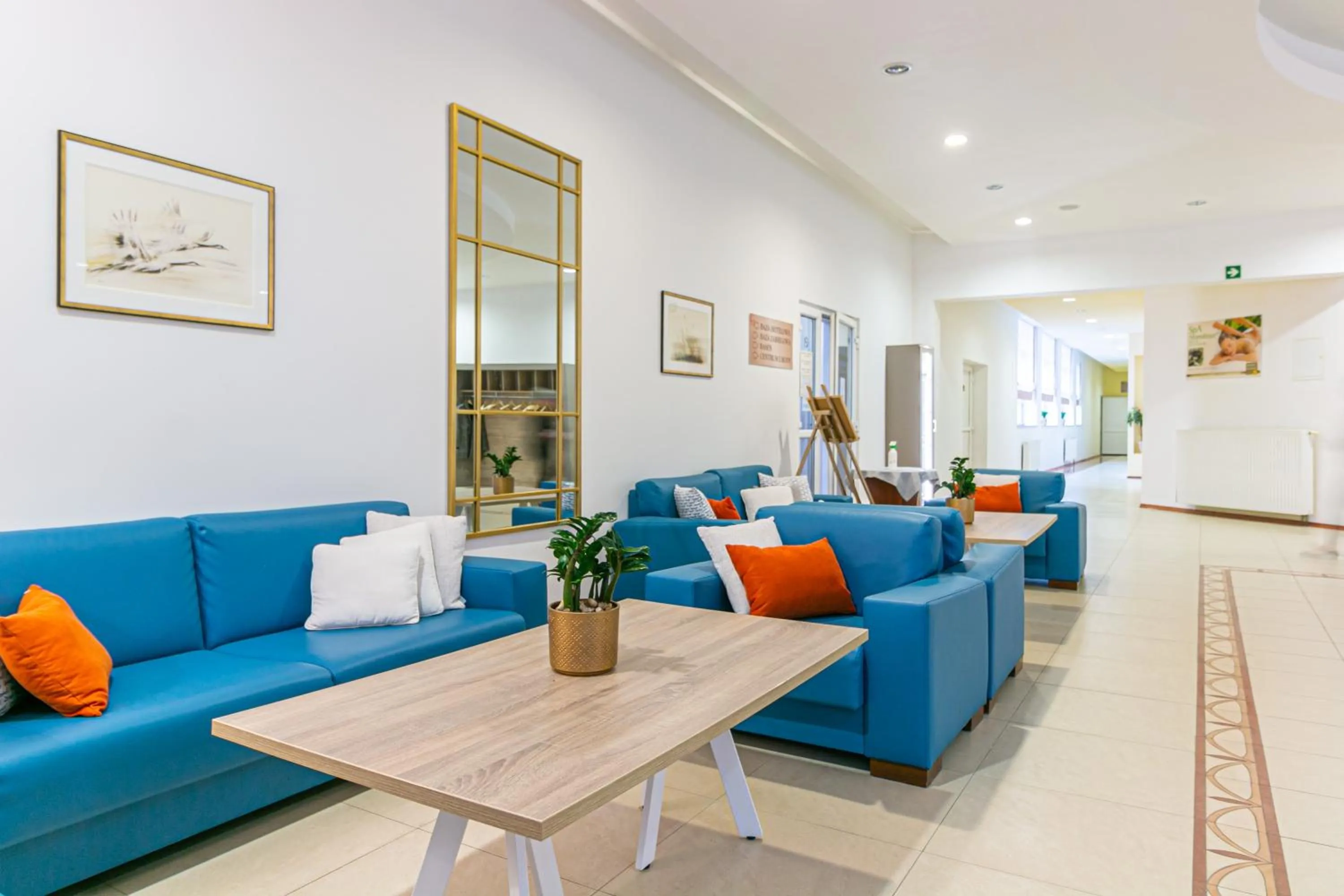 Lobby or reception in Bagińscy Spa