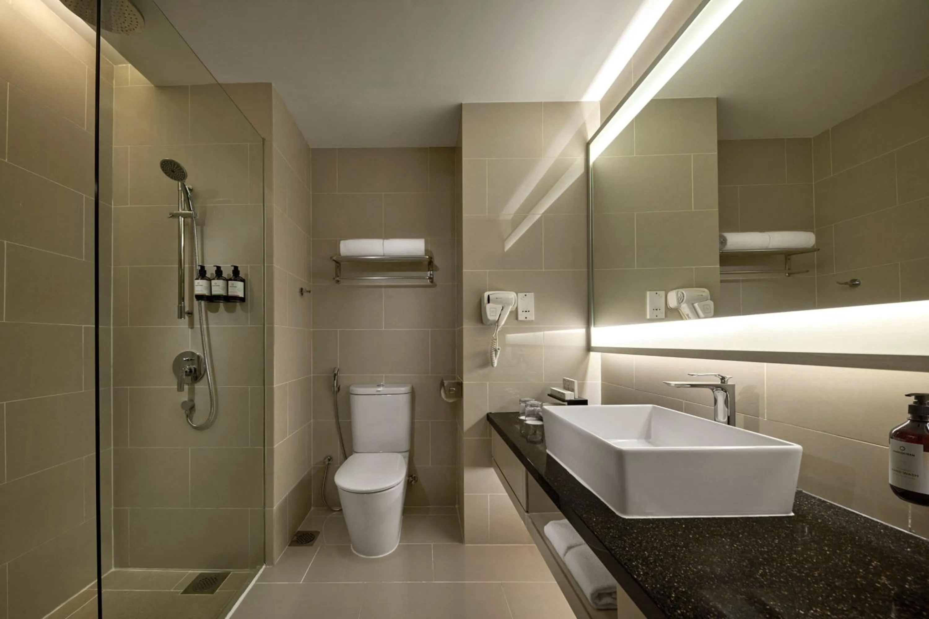 Bathroom in AC Hotel by Marriott Penang