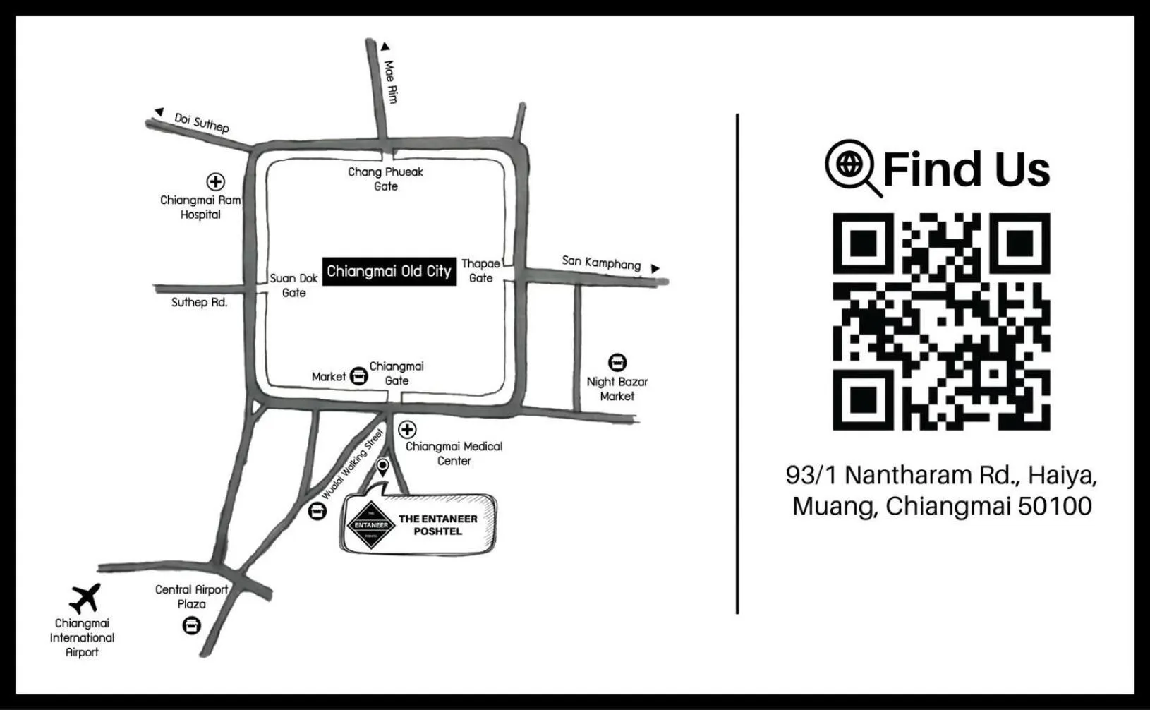 Bird's eye view in The Entaneer Poshtel
