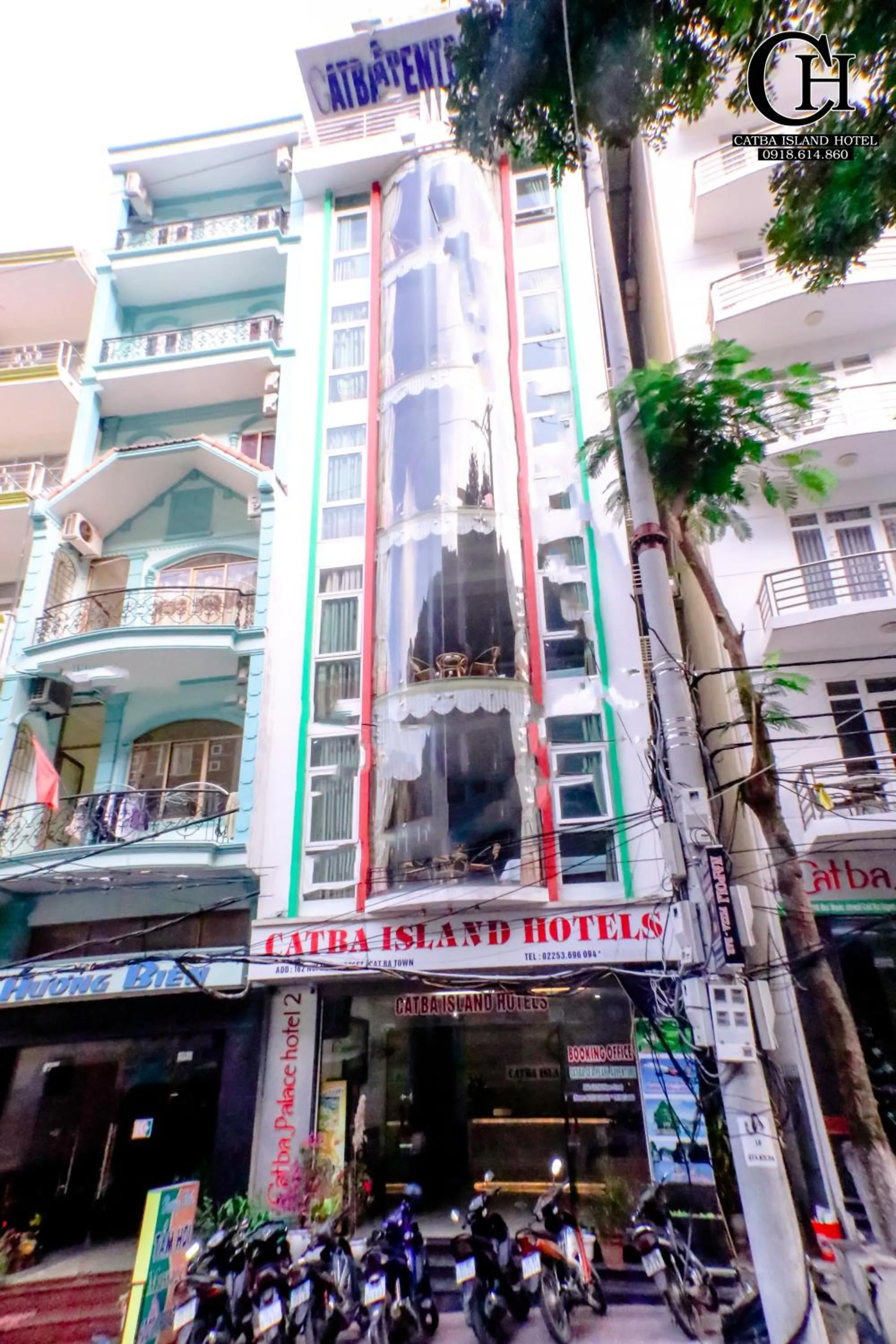 Property building in catba island hotel