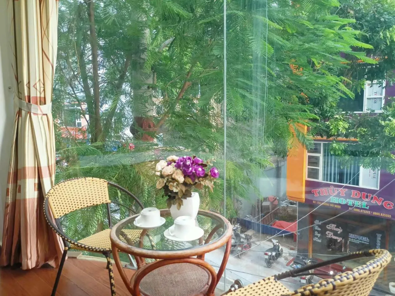 Garden view in catba island hotel