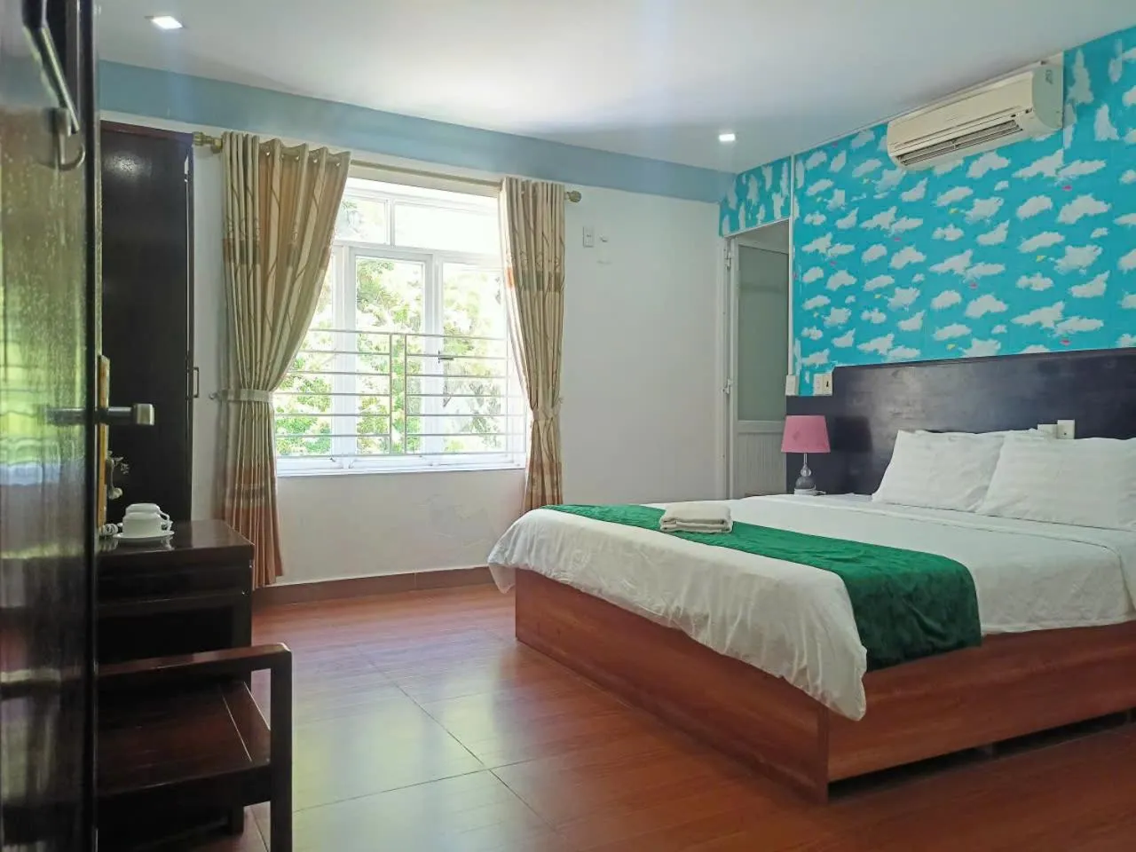 Bed in catba island hotel