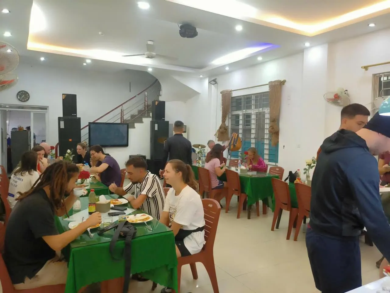 Breakfast in catba island hotel