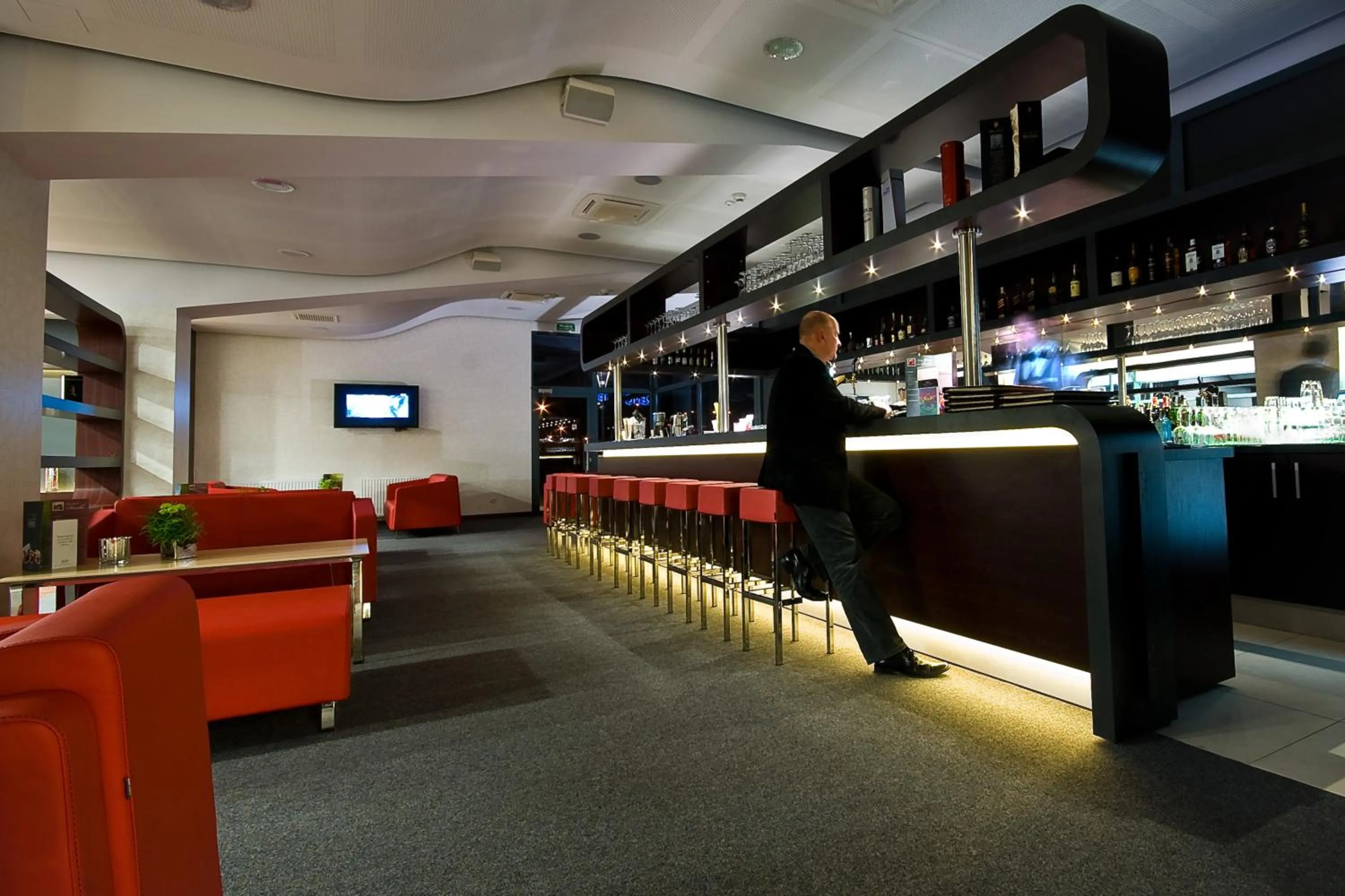 Lounge or bar in Hotel Poznański A2
