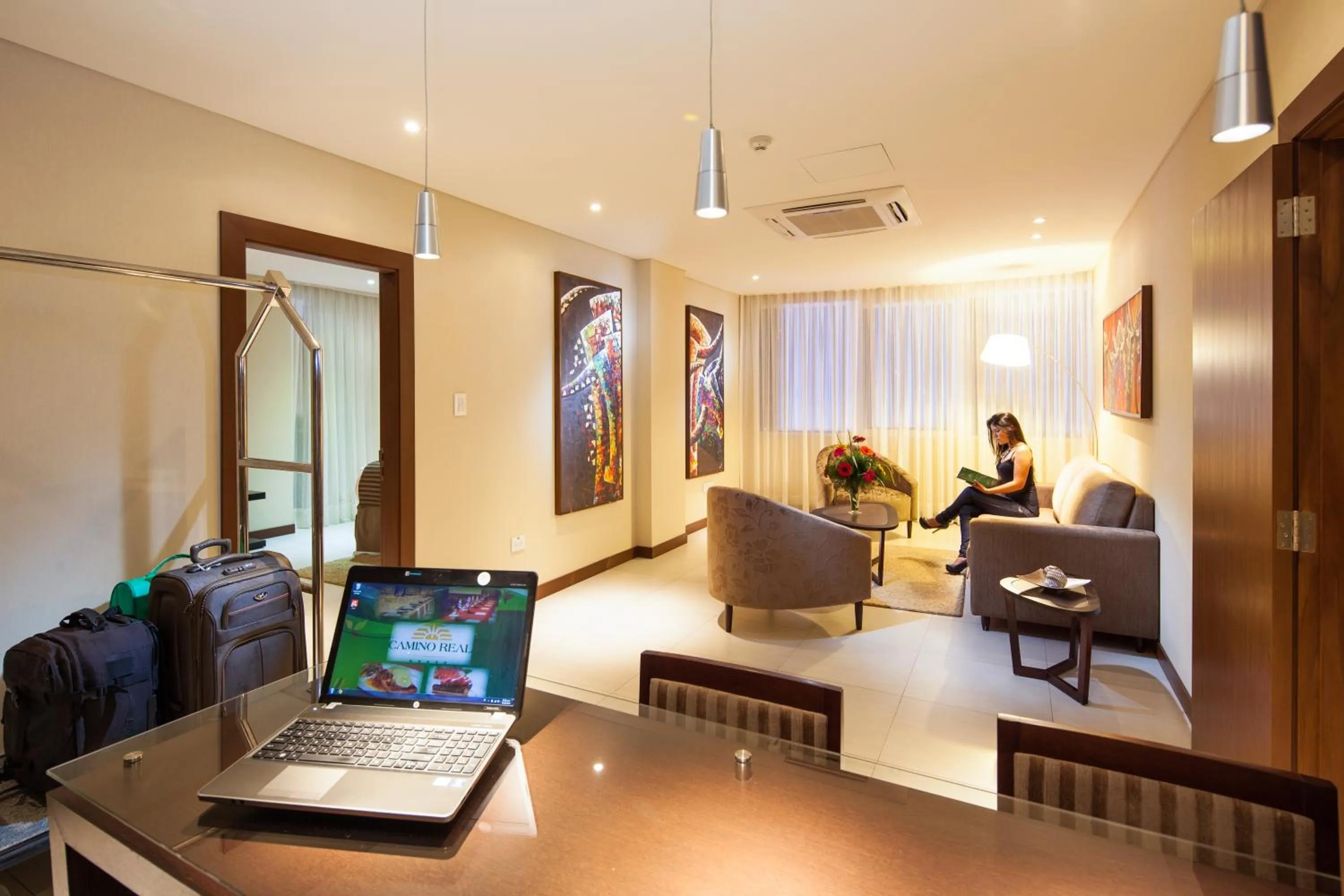 Living room in Hotel Camino Real