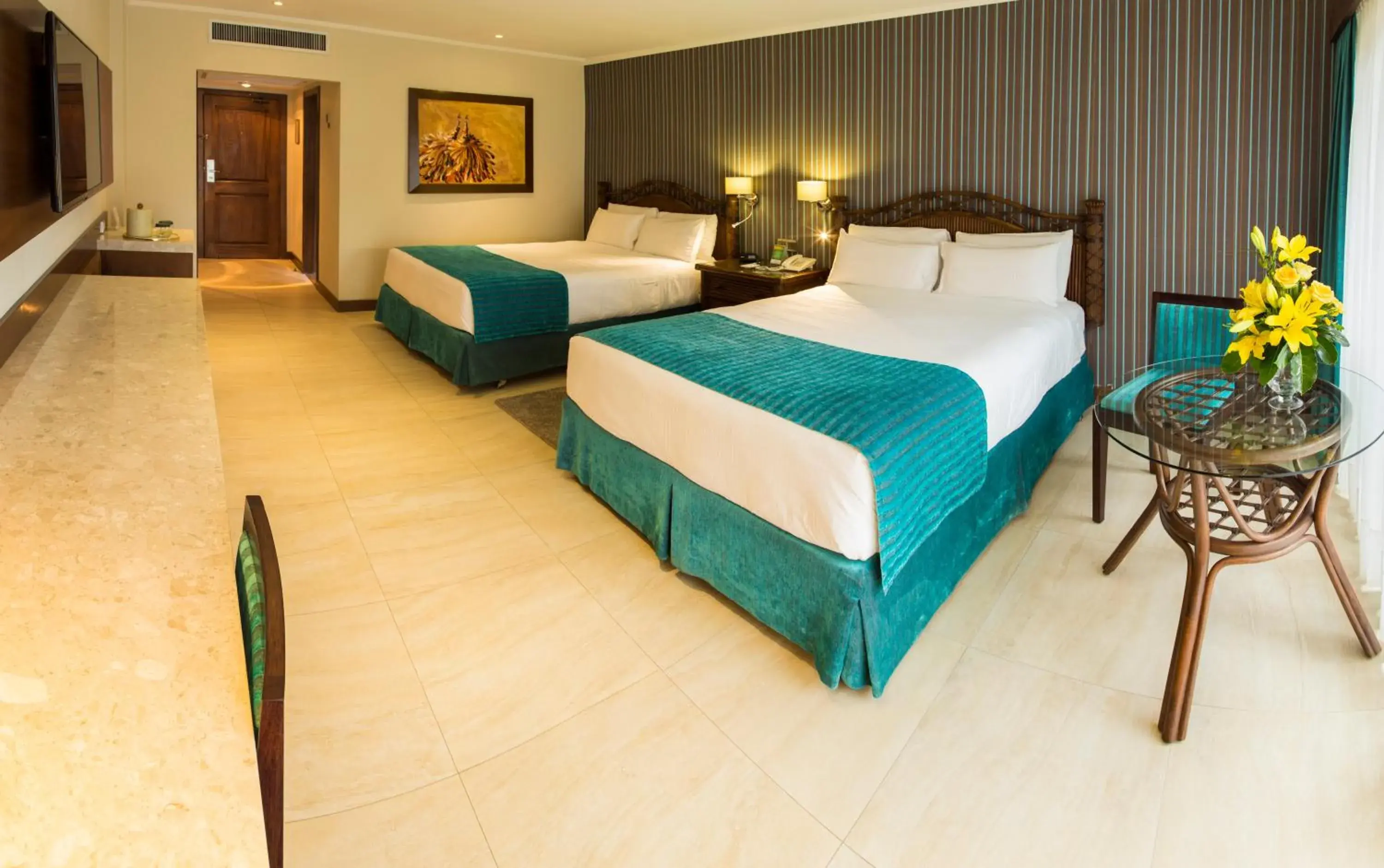 Double Room with Two Double Beds in Hotel Camino Real Double Room with Two Double Beds in Hotel Camino Real