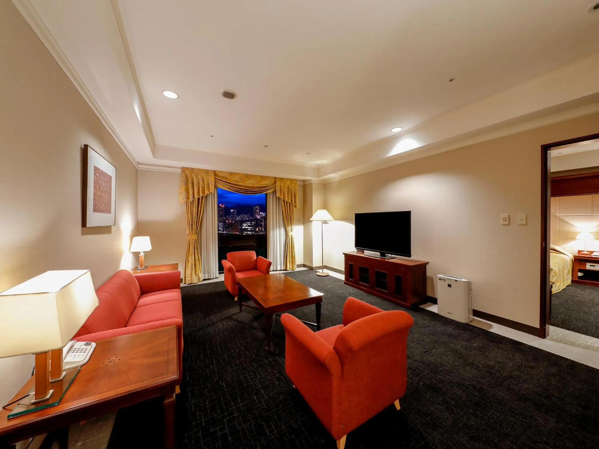 Living room in Premier Hotel -Tsubaki- Sapporo