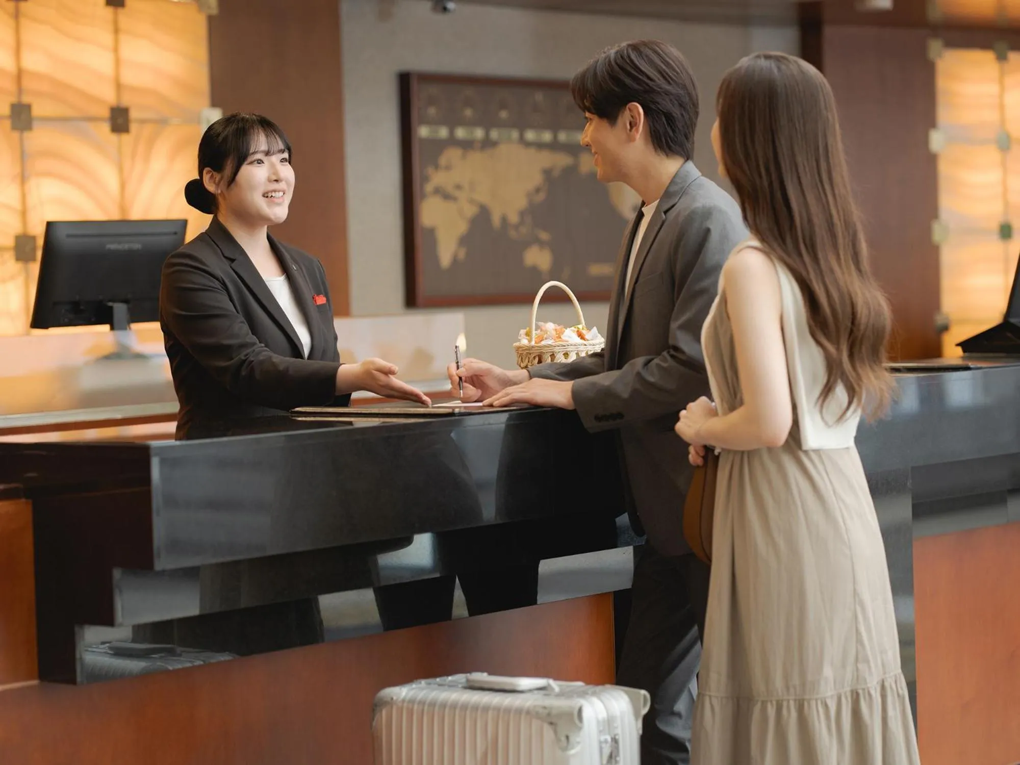 Lobby or reception in Premier Hotel -Tsubaki- Sapporo