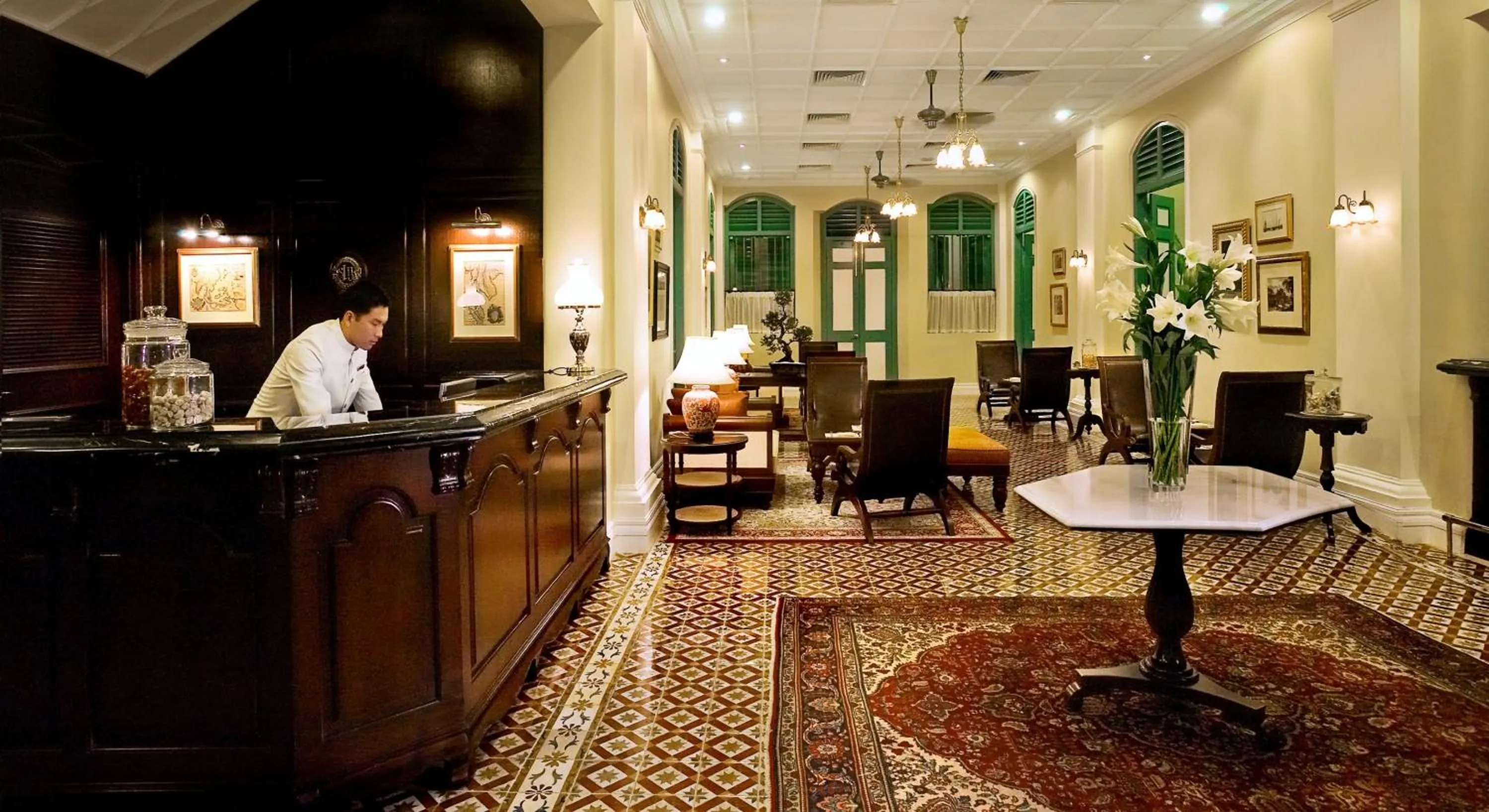 Lobby or reception in The Majestic Malacca Hotel - Small Luxury Hotels of the World