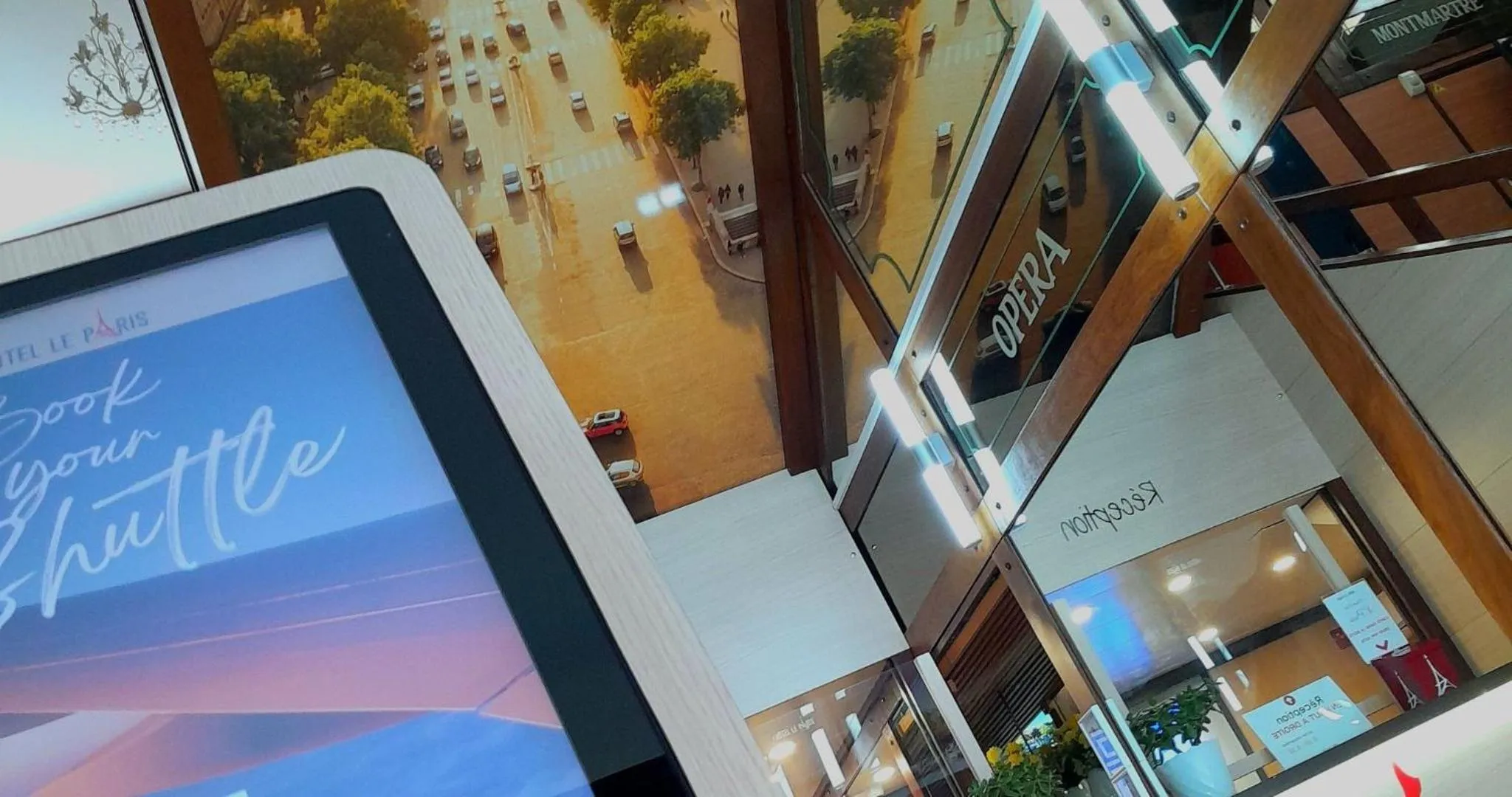 Property building in Hotel Le Paris