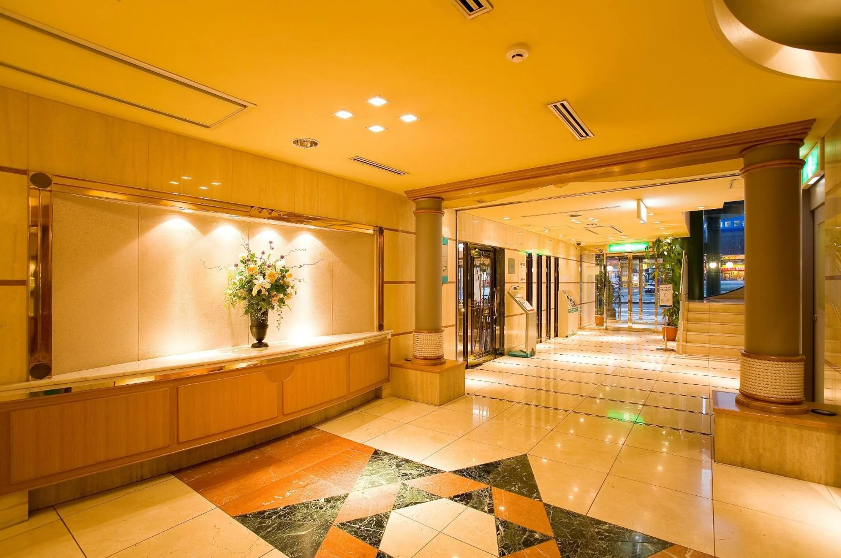 Lobby or reception in Hotel Seawave Beppu
