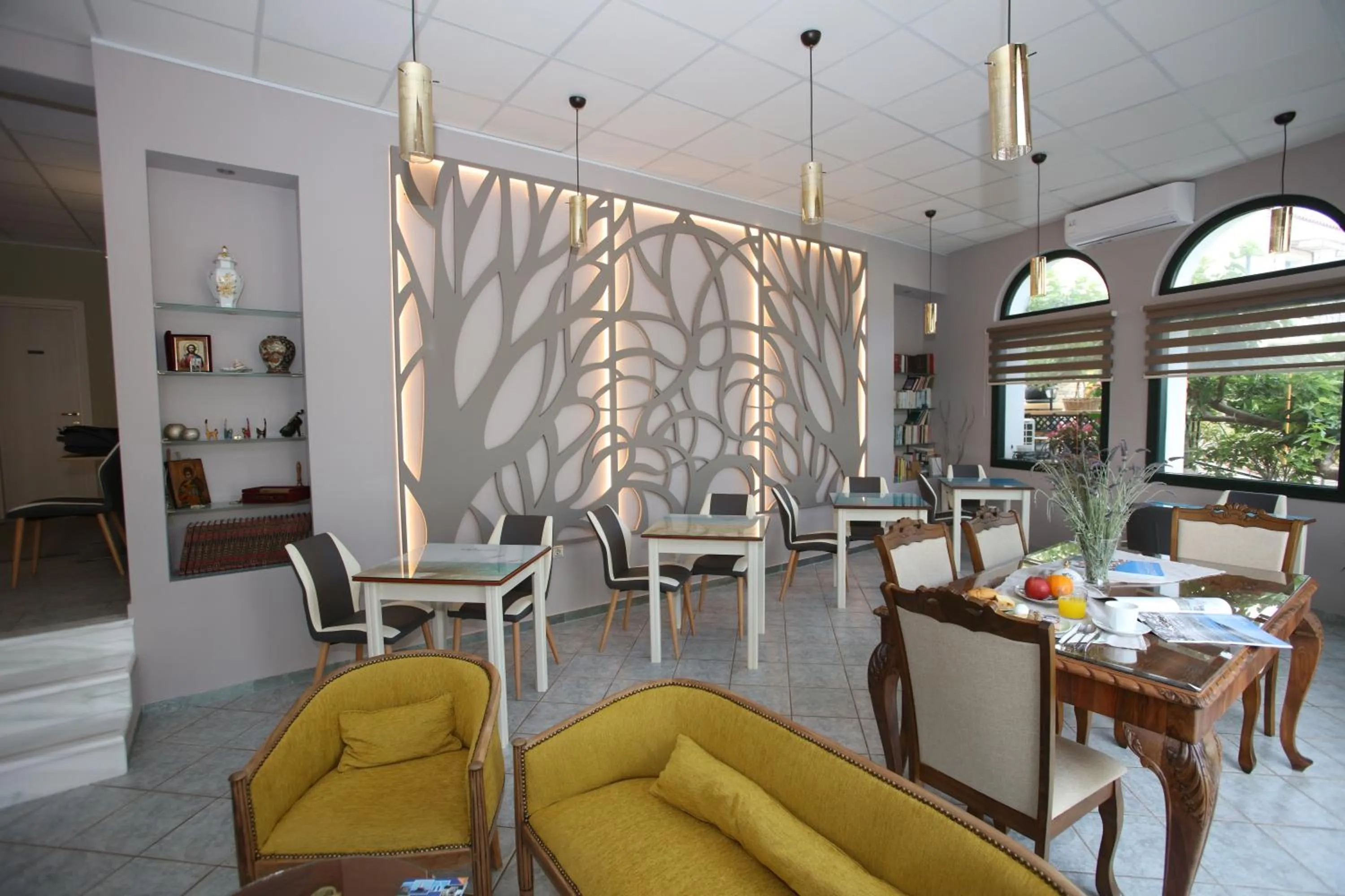 Seating area in Kalimera Andros