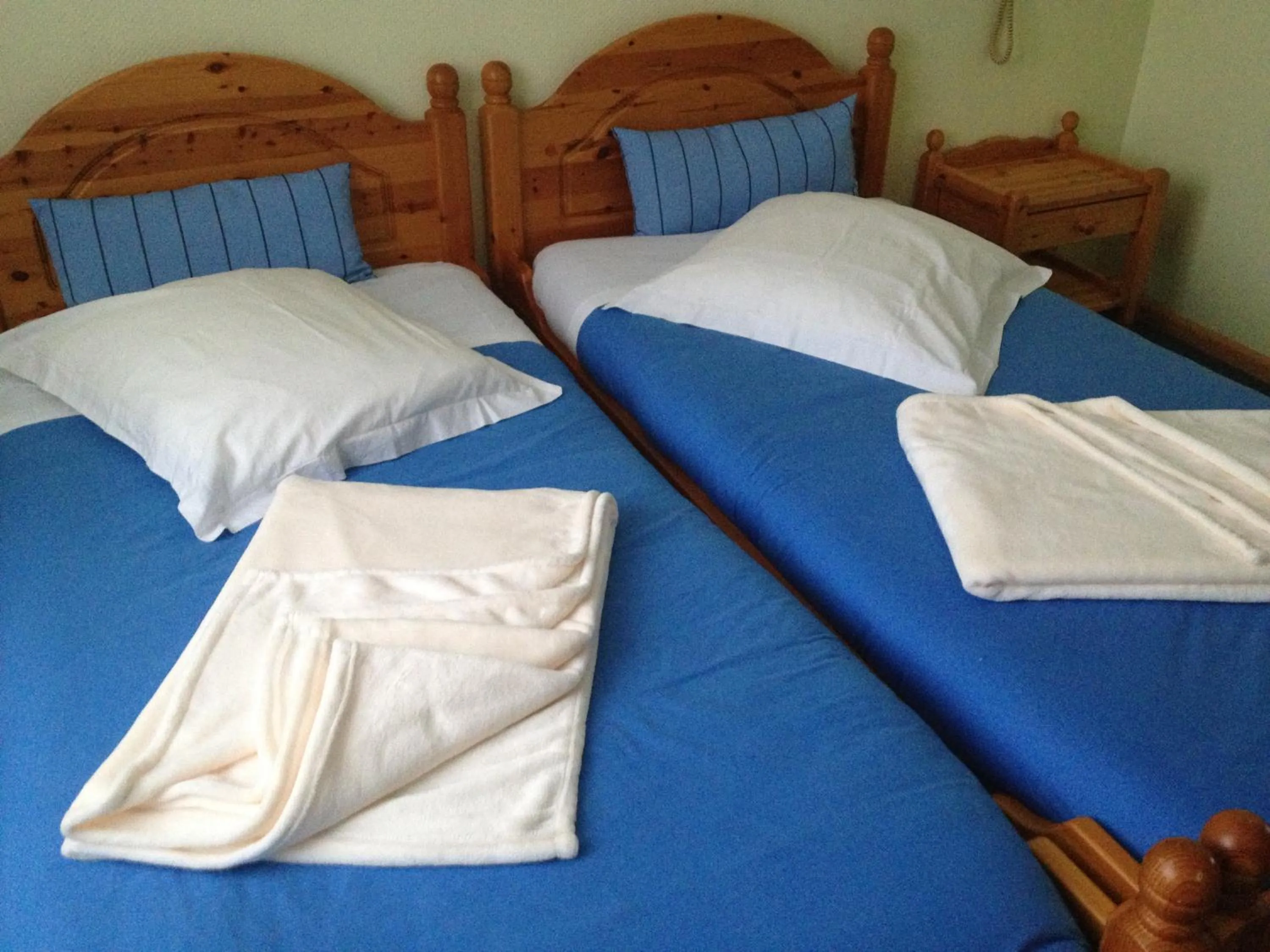 Bed in Hôtel Restaurant Wolf