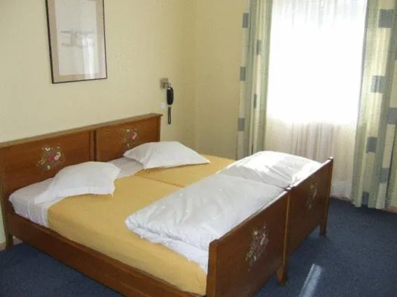 Photo of the whole room, Bed in Hôtel Restaurant Wolf