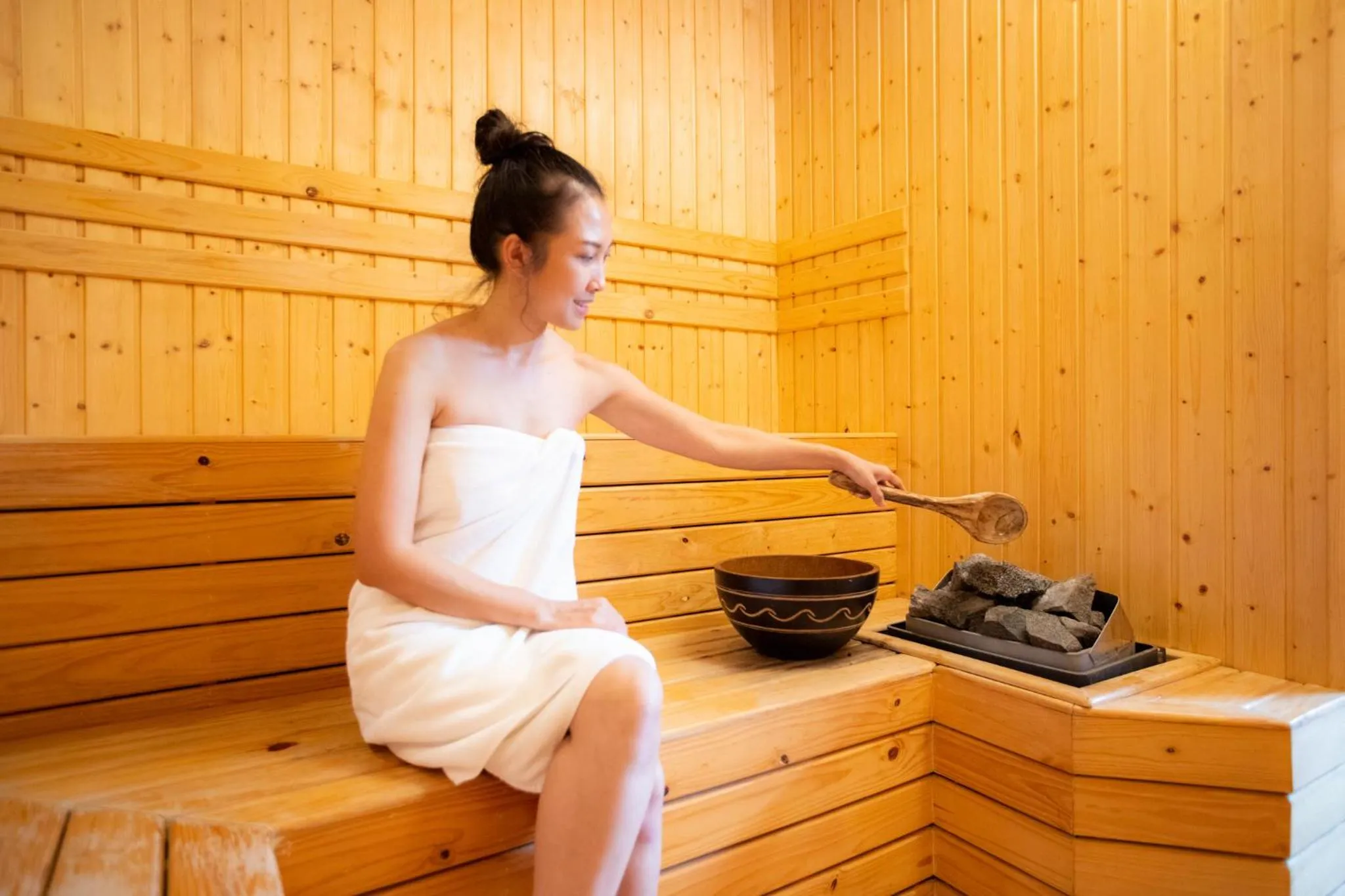 Sauna in Leaves Valley Resort